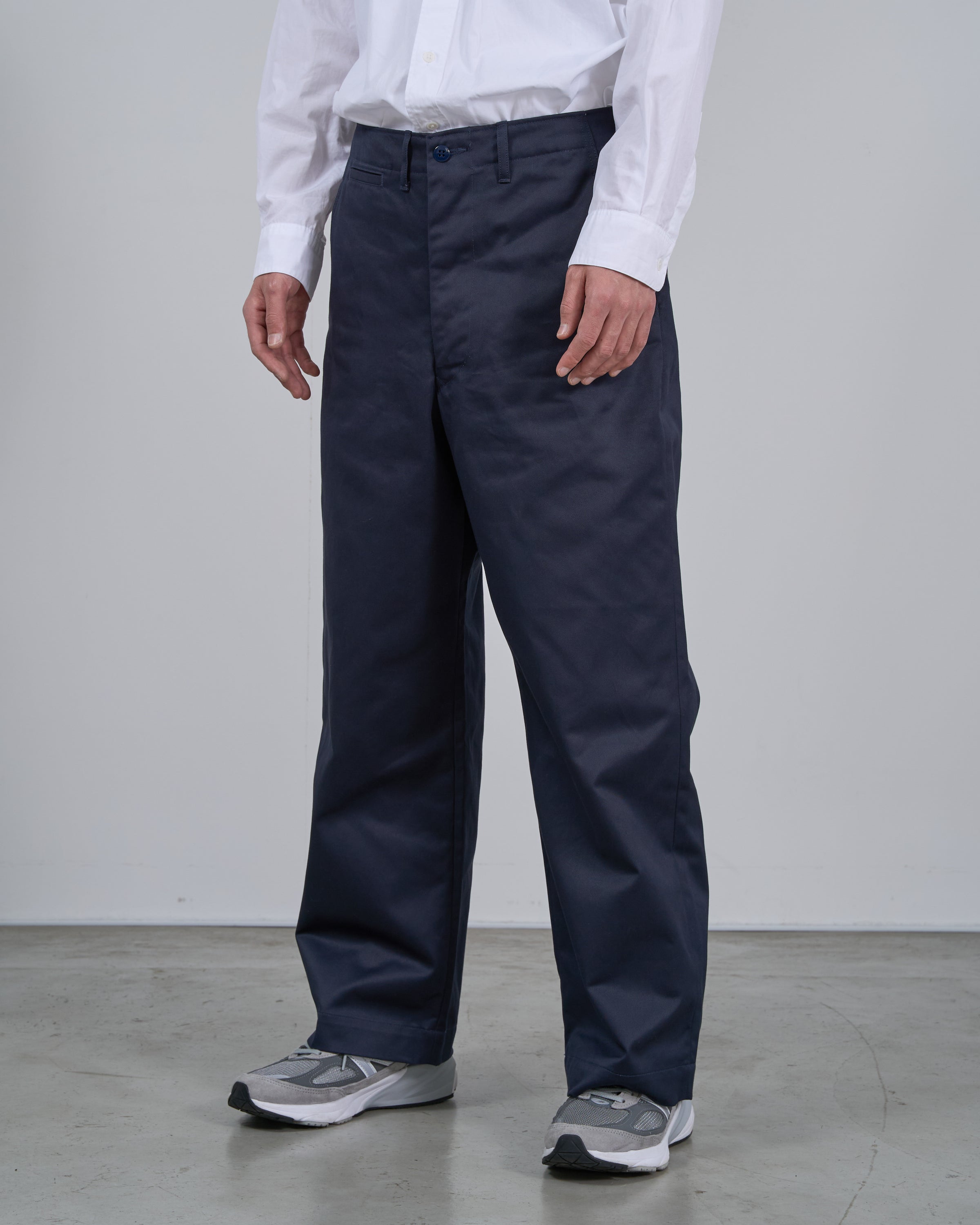 CIOTA 43khaki Chino Trousers, Navy