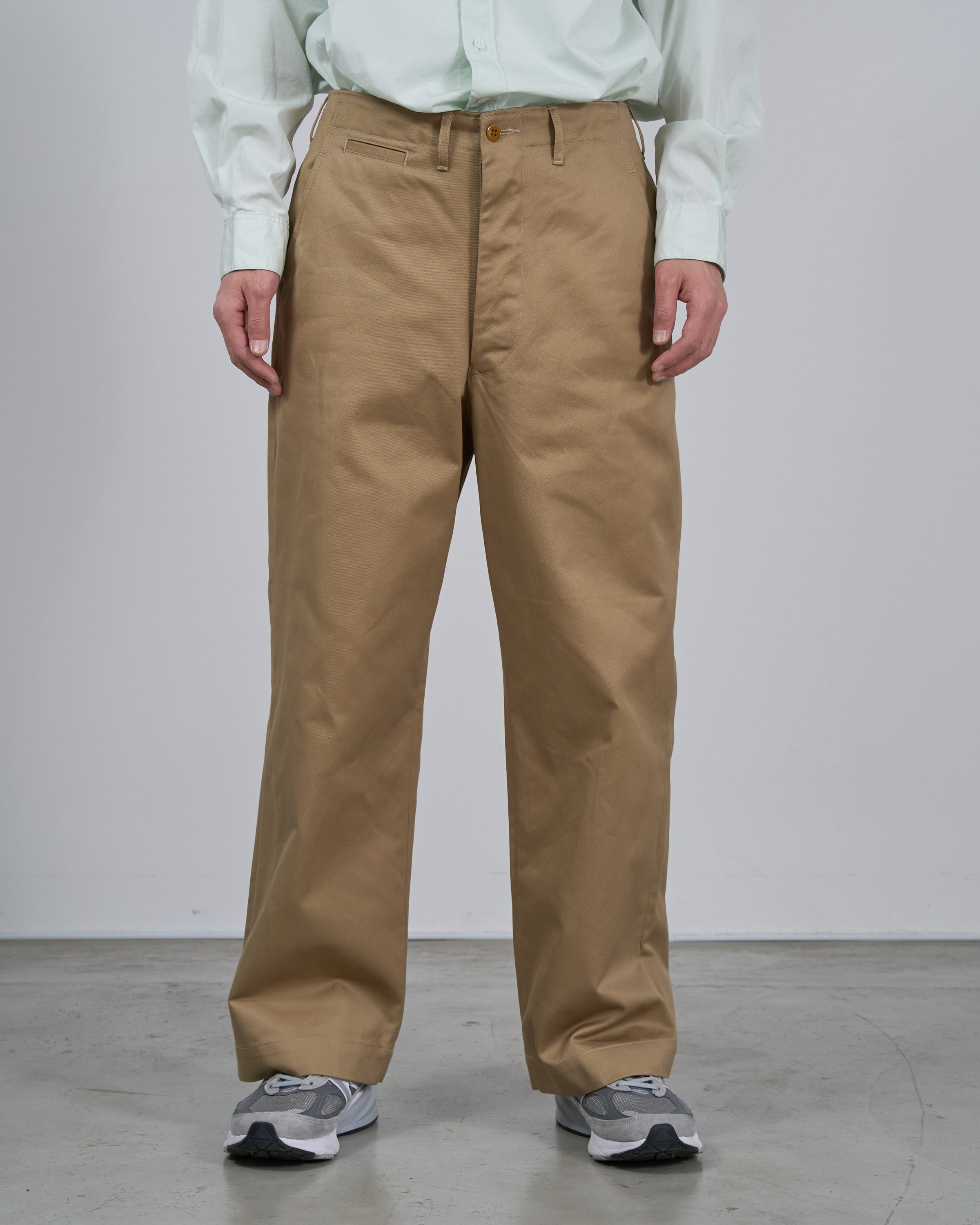 CIOTA 43khaki Chino Trousers, Beige