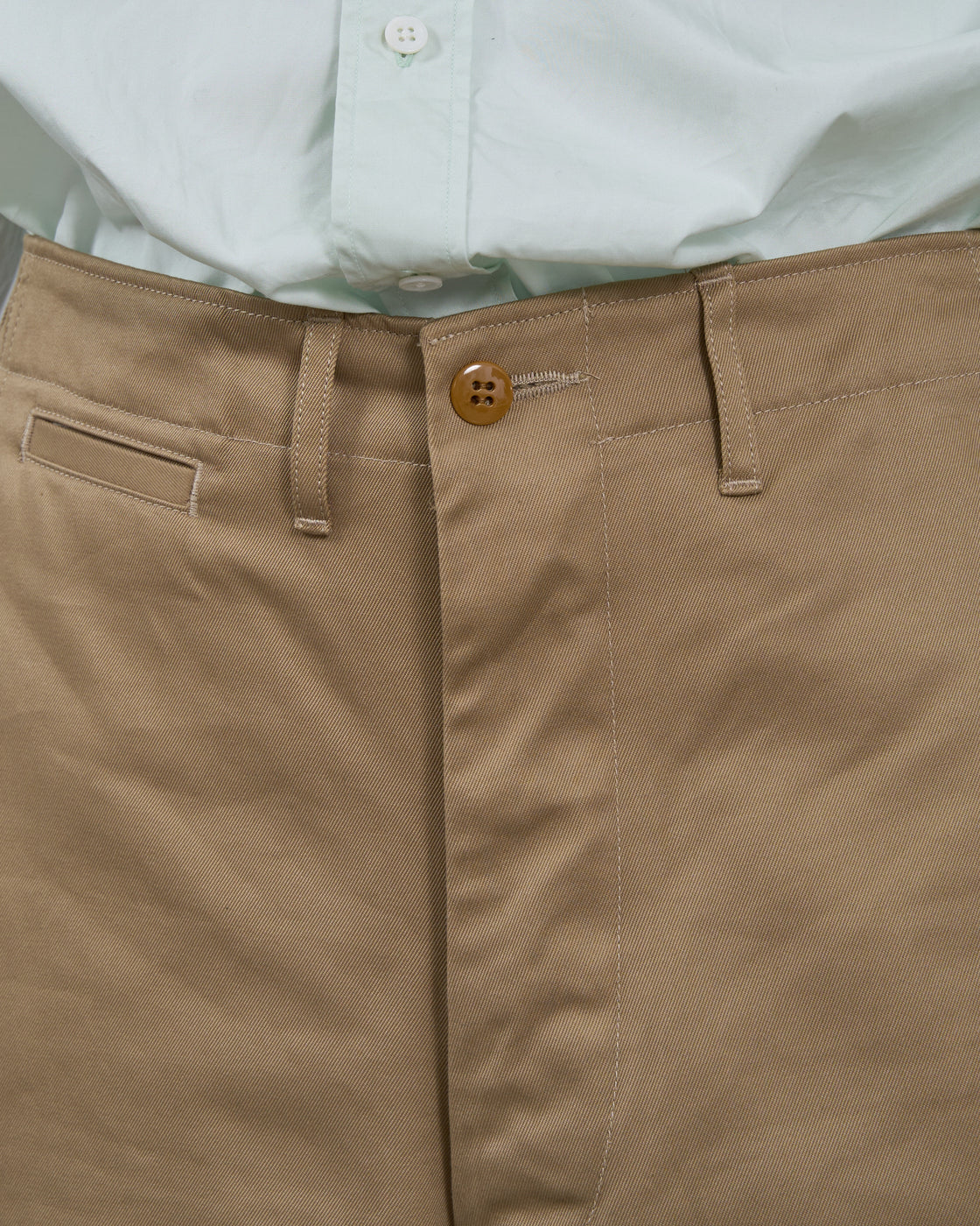 CIOTA 43khaki Chino Trousers, Beige