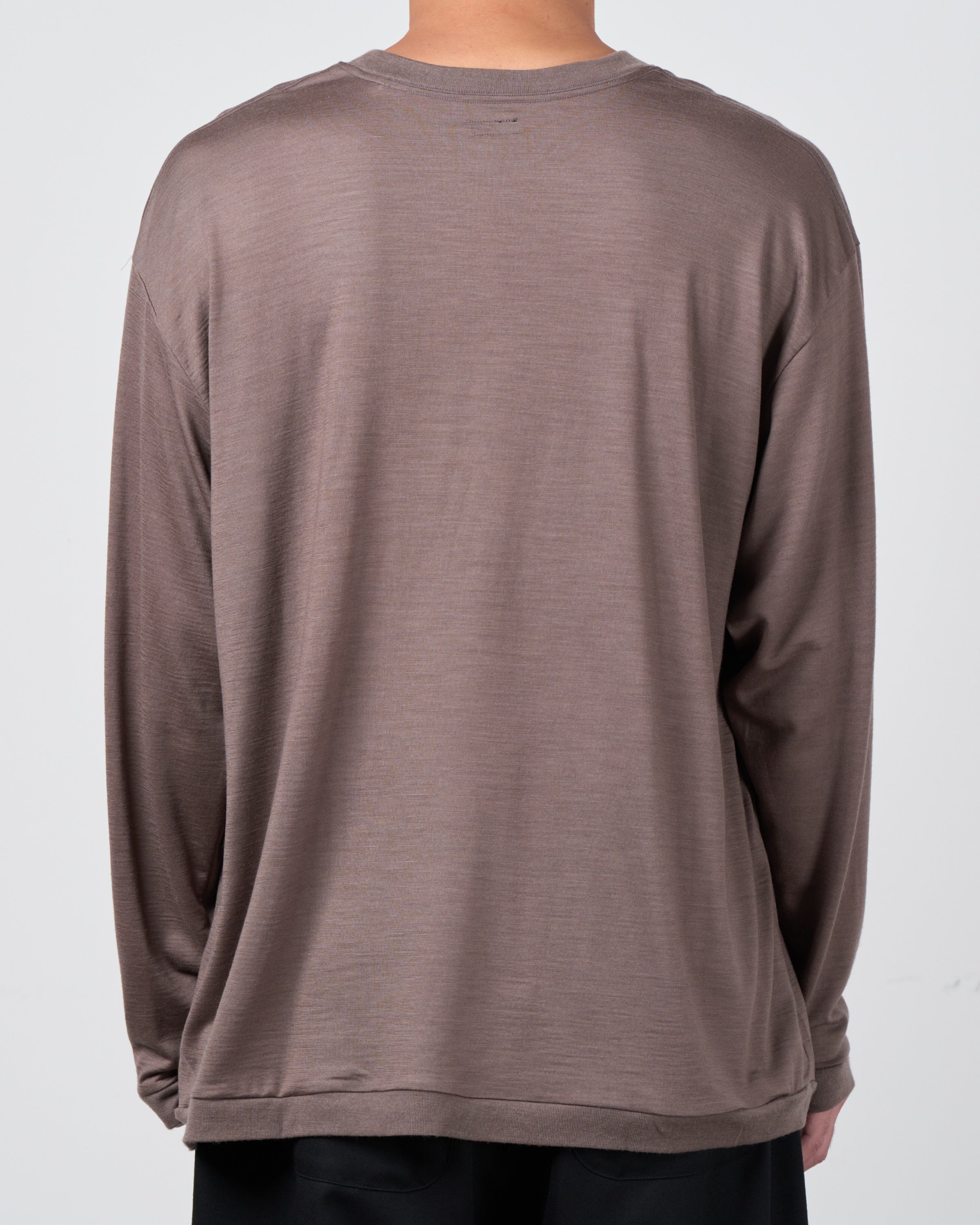 holk Wool Long Sleeve Tee, Tope