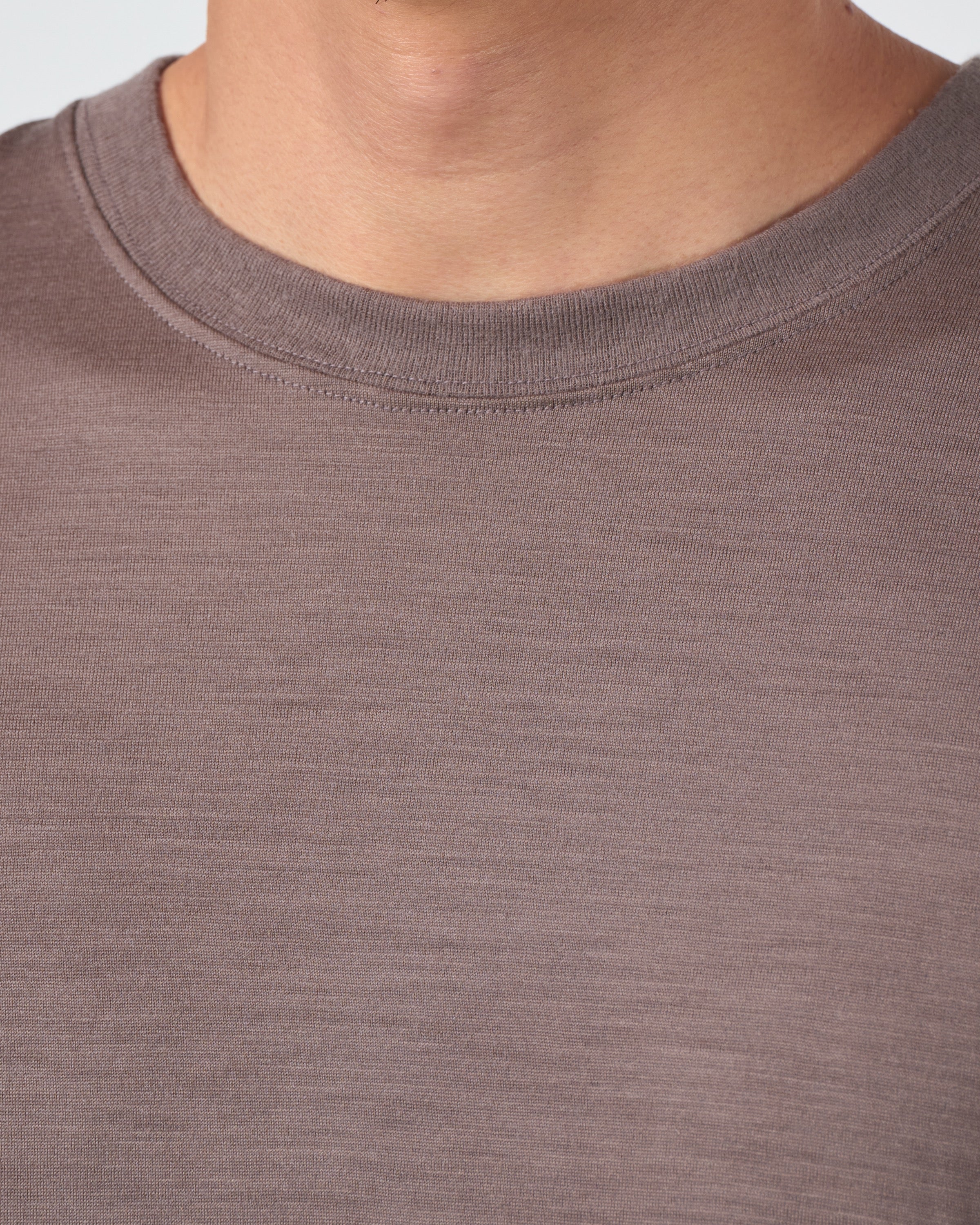 holk Wool Long Sleeve Tee, Tope
