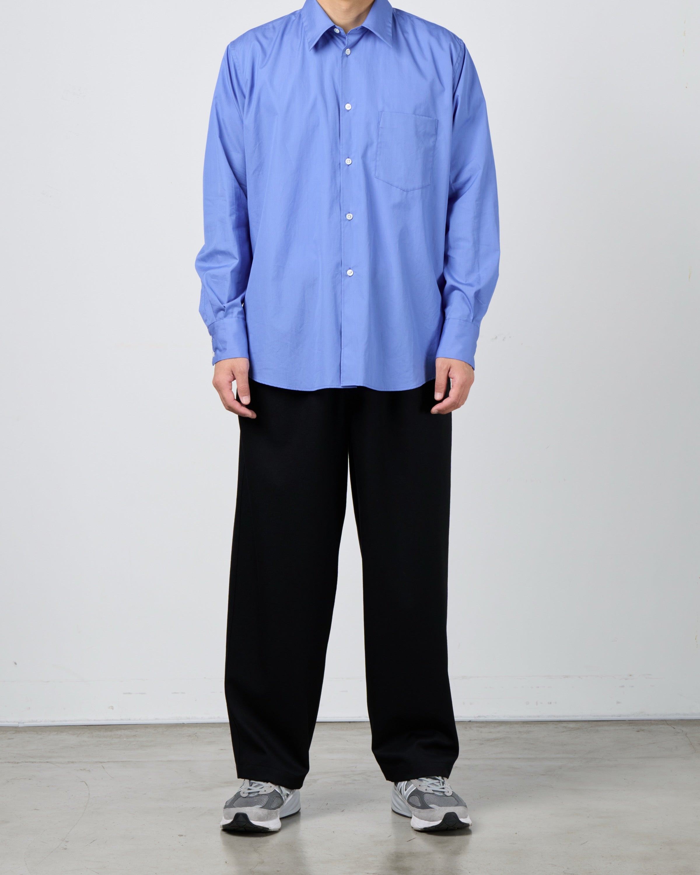Dhal Pima Cotton Dress Regular Shirt, Blue