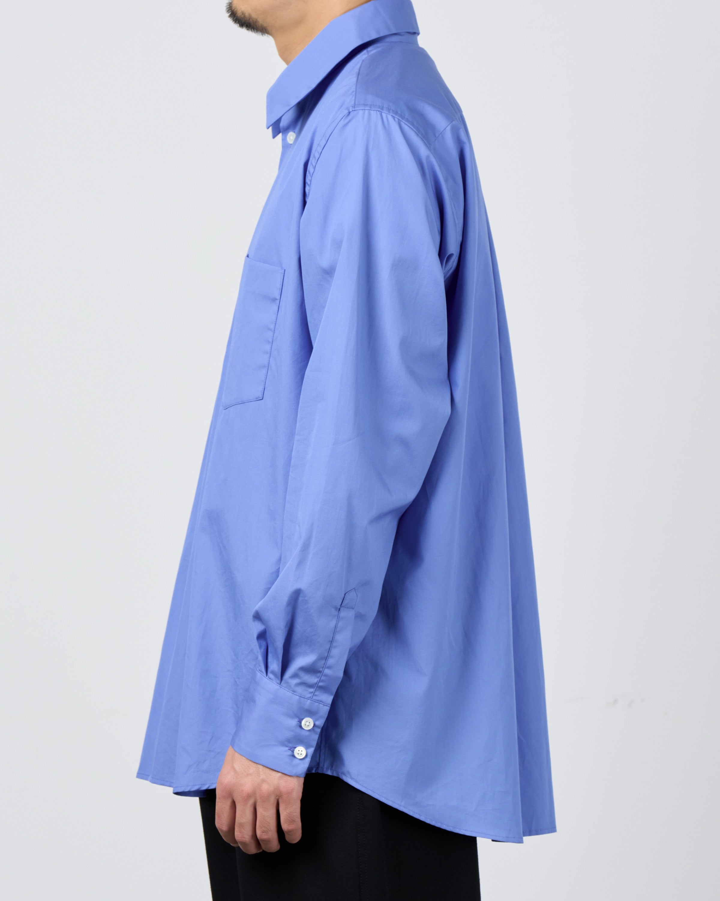 Dhal Pima Cotton Dress Regular Shirt, Blue