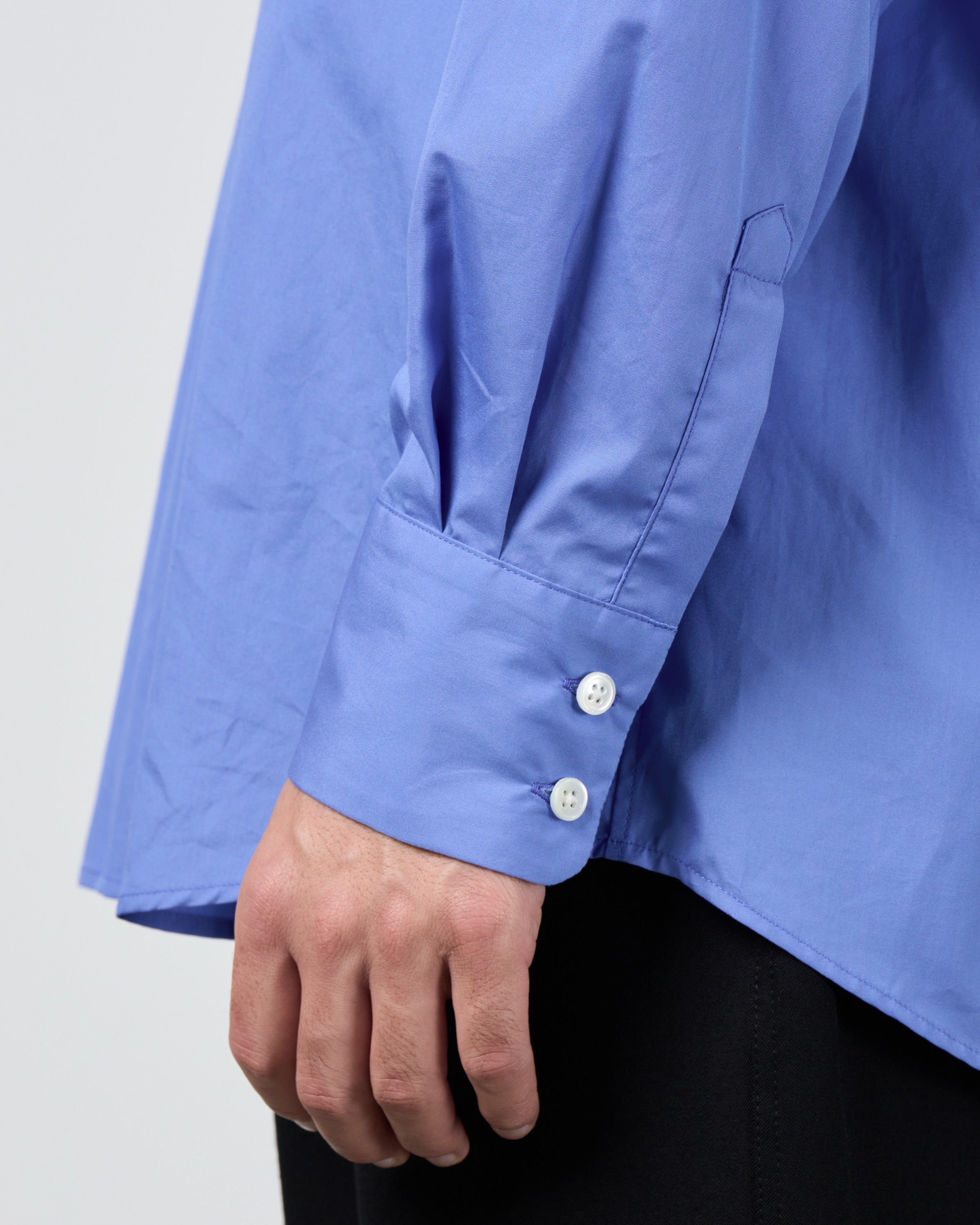 Dhal Pima Cotton Dress Regular Shirt, Blue
