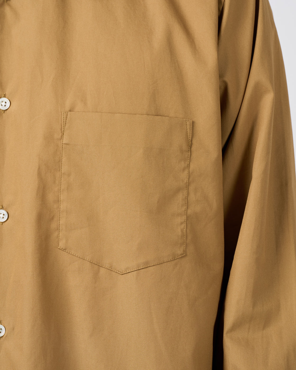 Dhal Pima Cotton Dress Regular Shirt, Brown