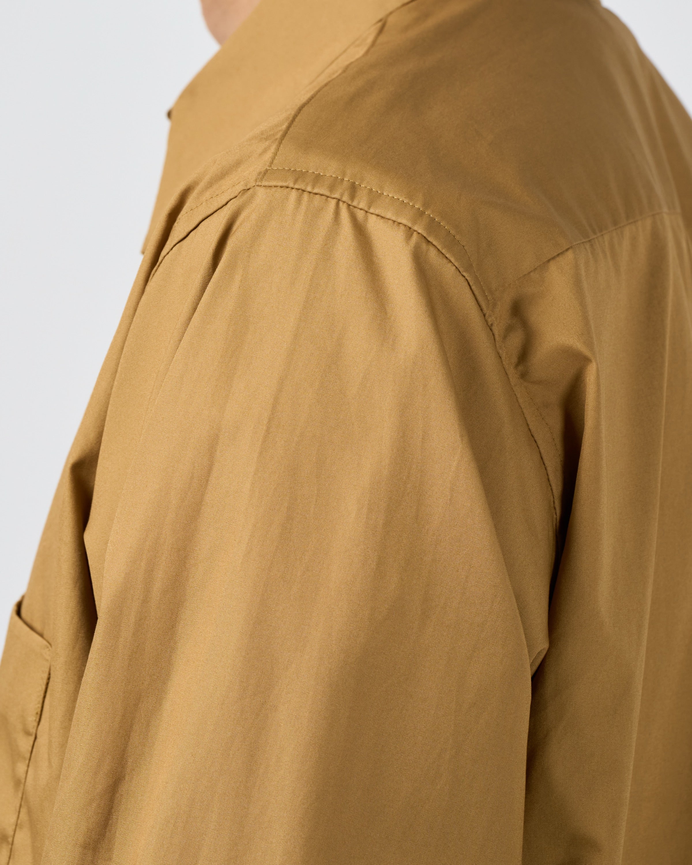 Dhal Pima Cotton Dress Regular Shirt, Brown