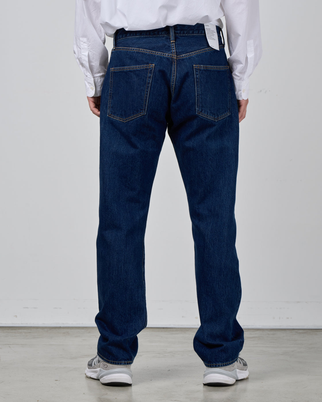 CIOTA Straight 5 Pocket Pants, Dark Blue(Damage)