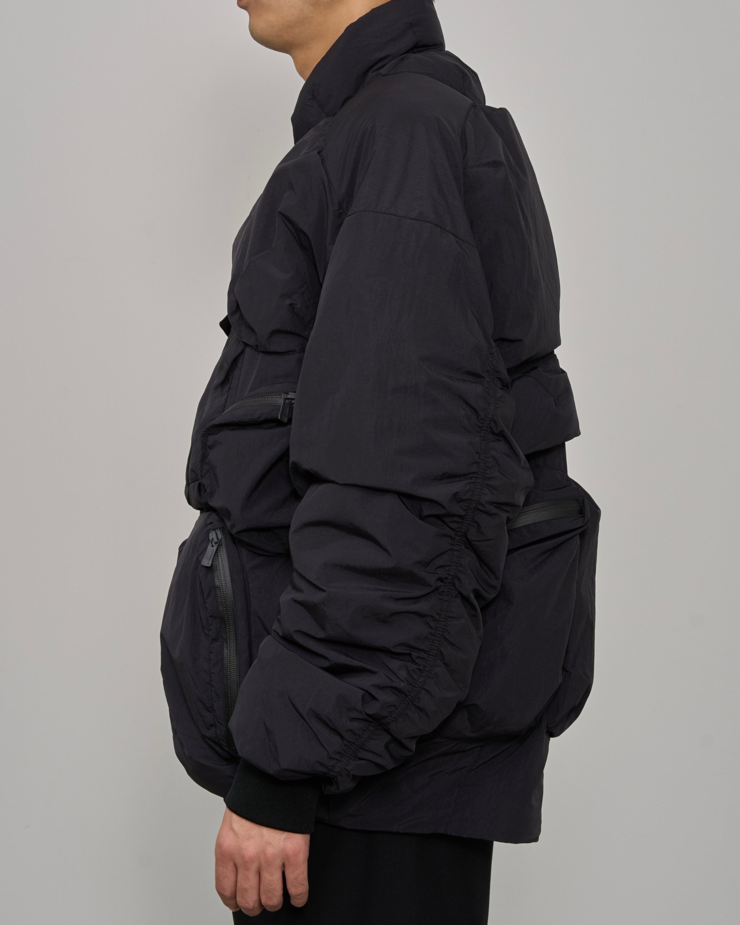 A.A. Spectrum RAMPART Down Jacket, Black