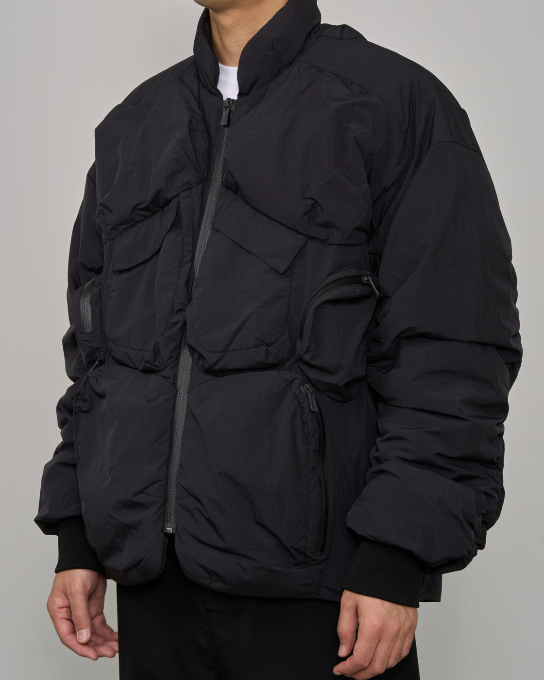 A.A. Spectrum RAMPART Down Jacket, Black