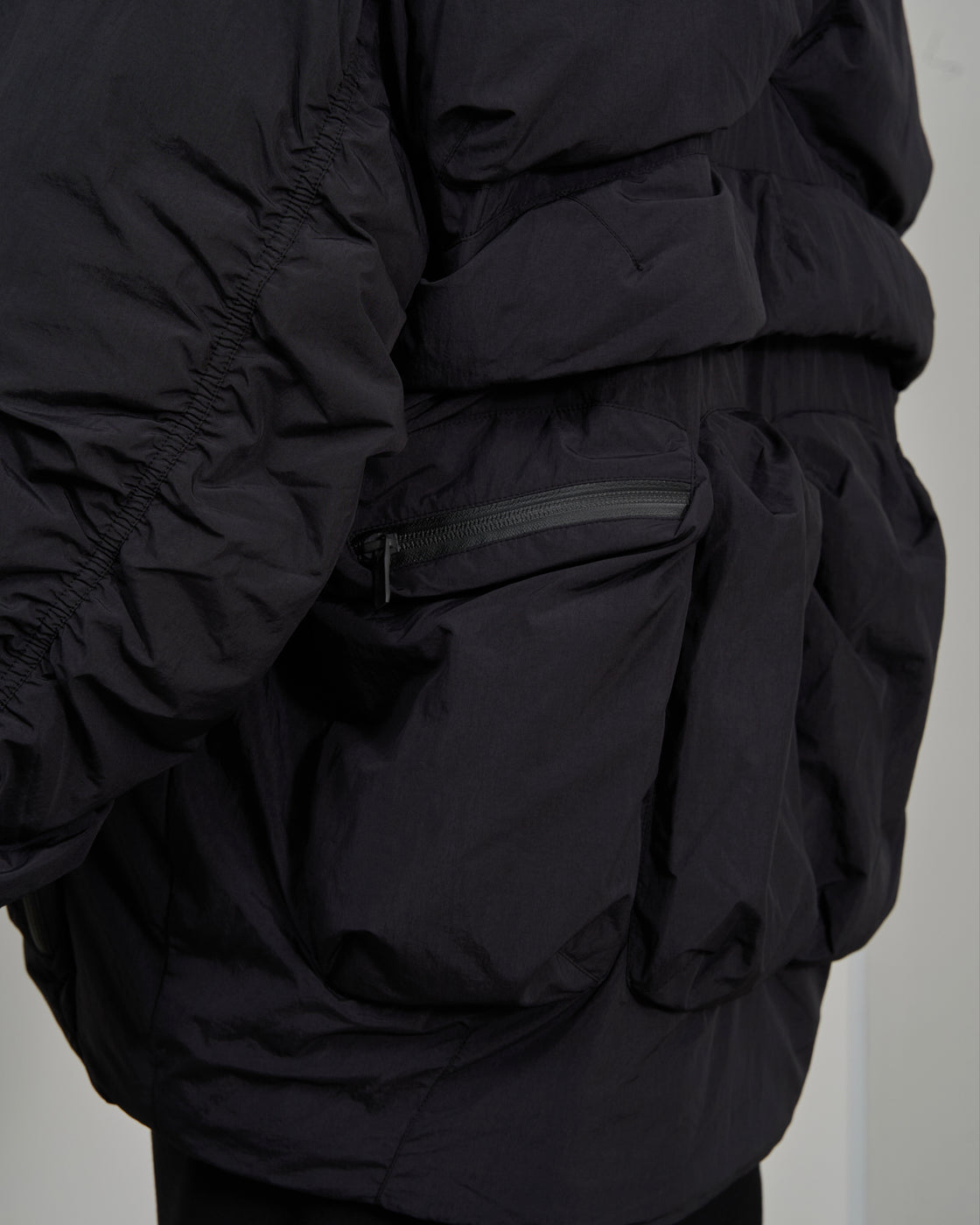 A.A. Spectrum RAMPART Down Jacket, Black