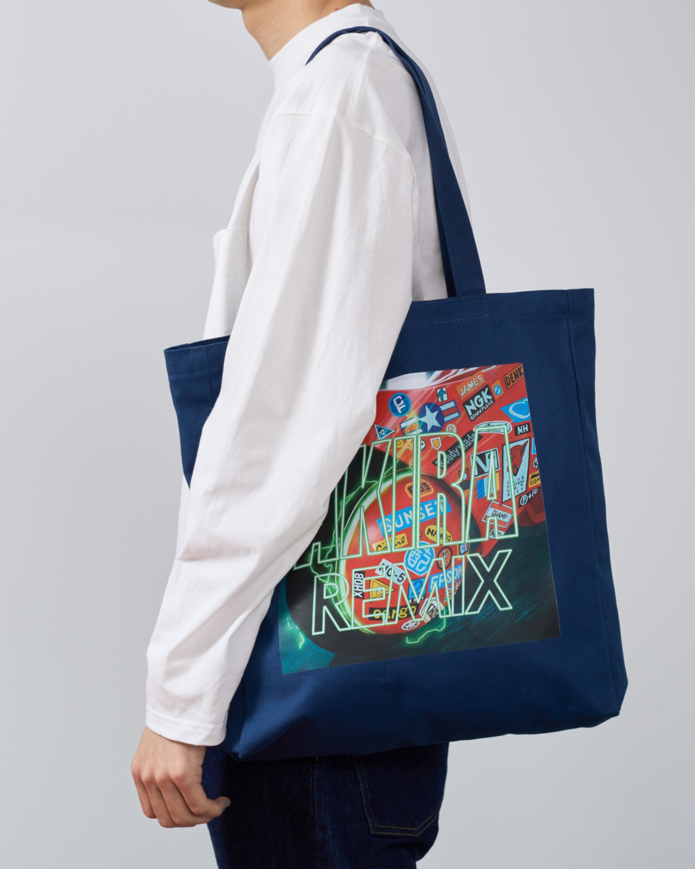 AKIRA REMIX Tote Bag, Navy