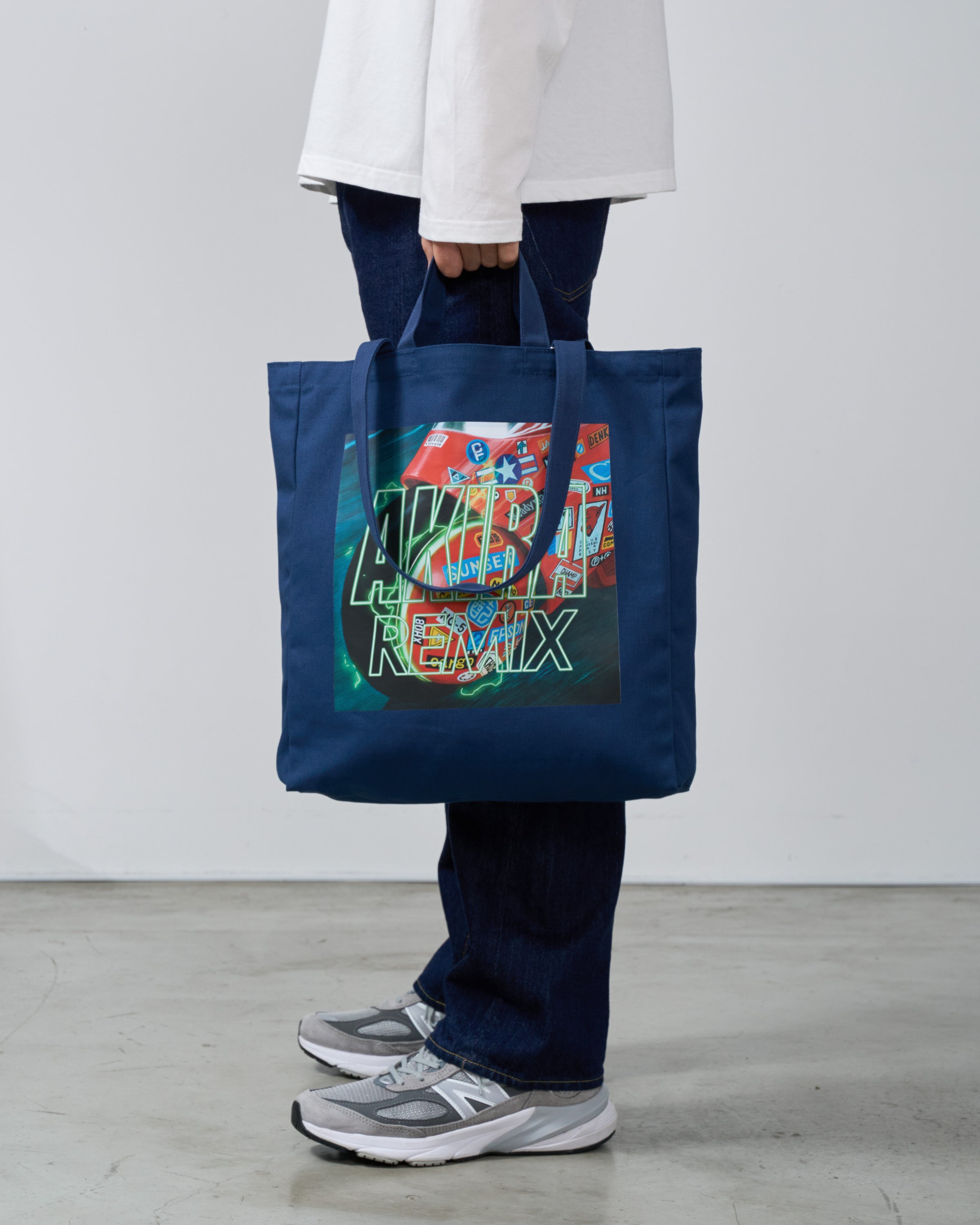 AKIRA REMIX Tote Bag, Navy