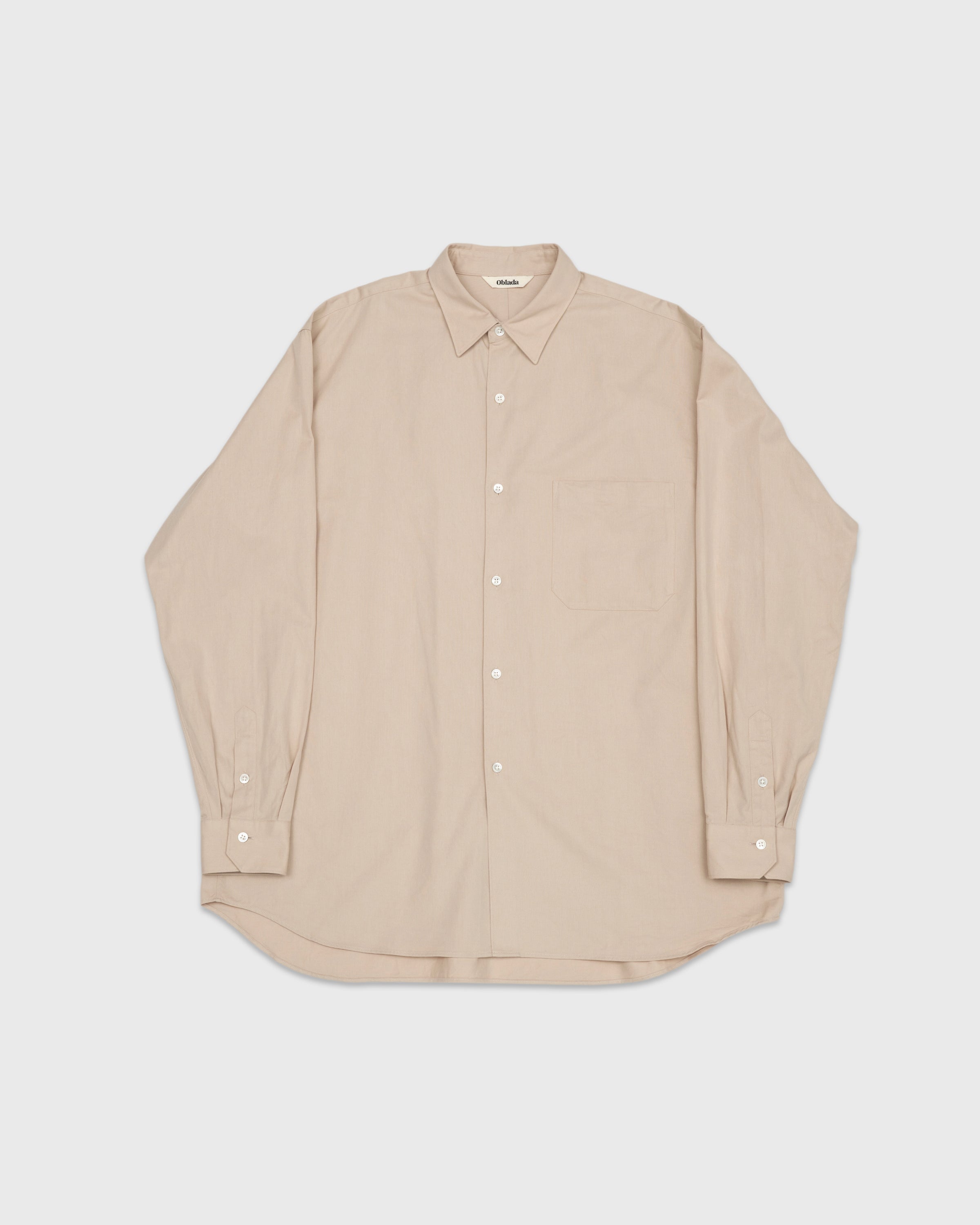 Oblada Twill Authentic Shirt, Beige