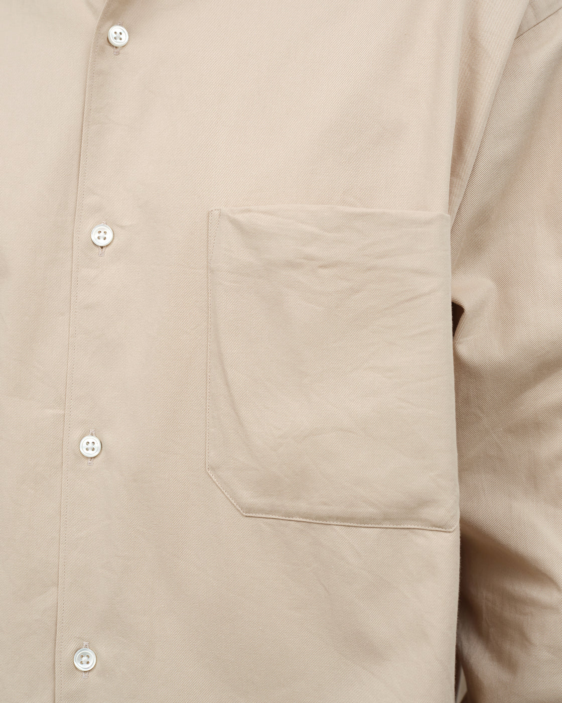 Oblada Twill Authentic Shirt, Beige