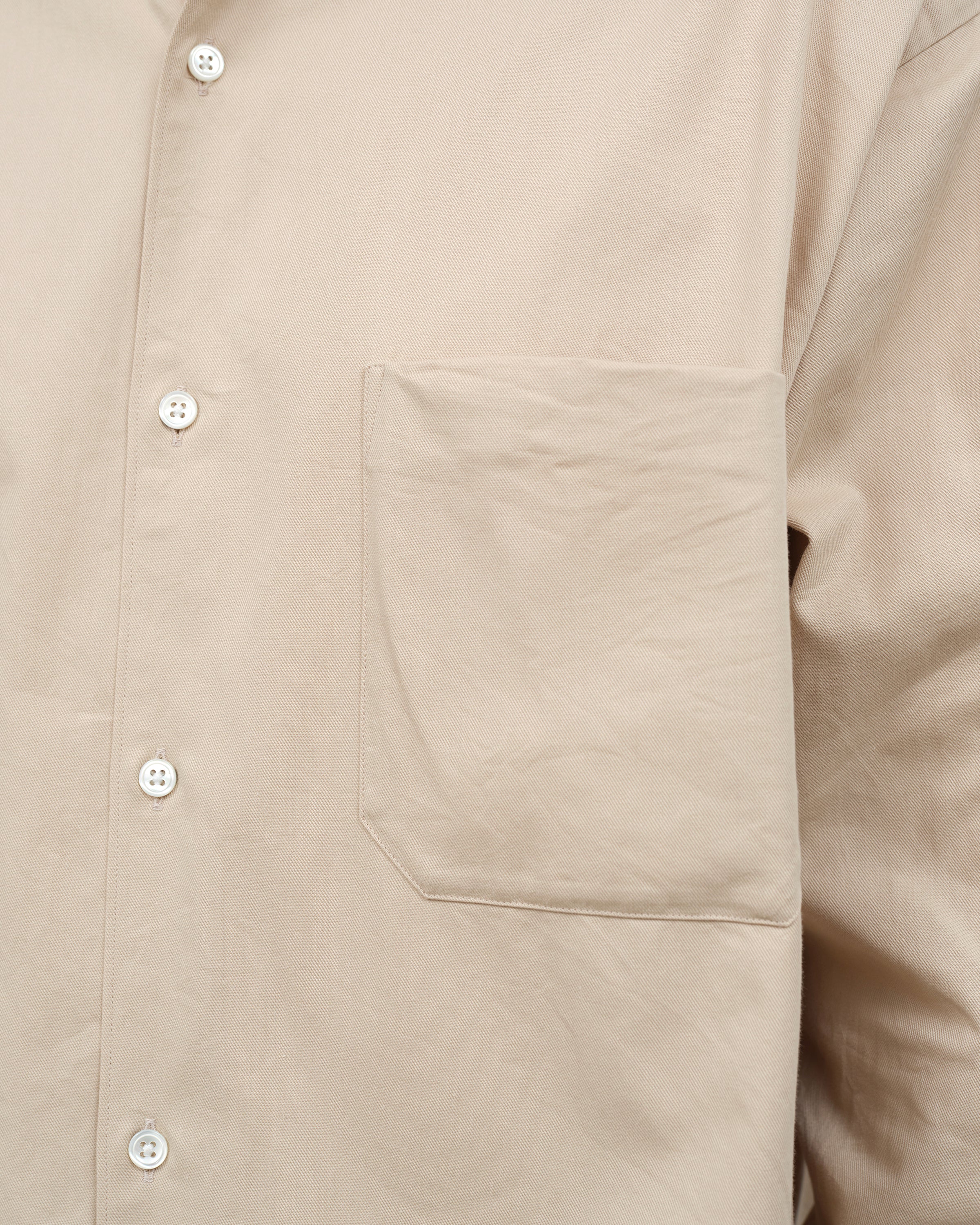 Oblada Twill Authentic Shirt, Beige