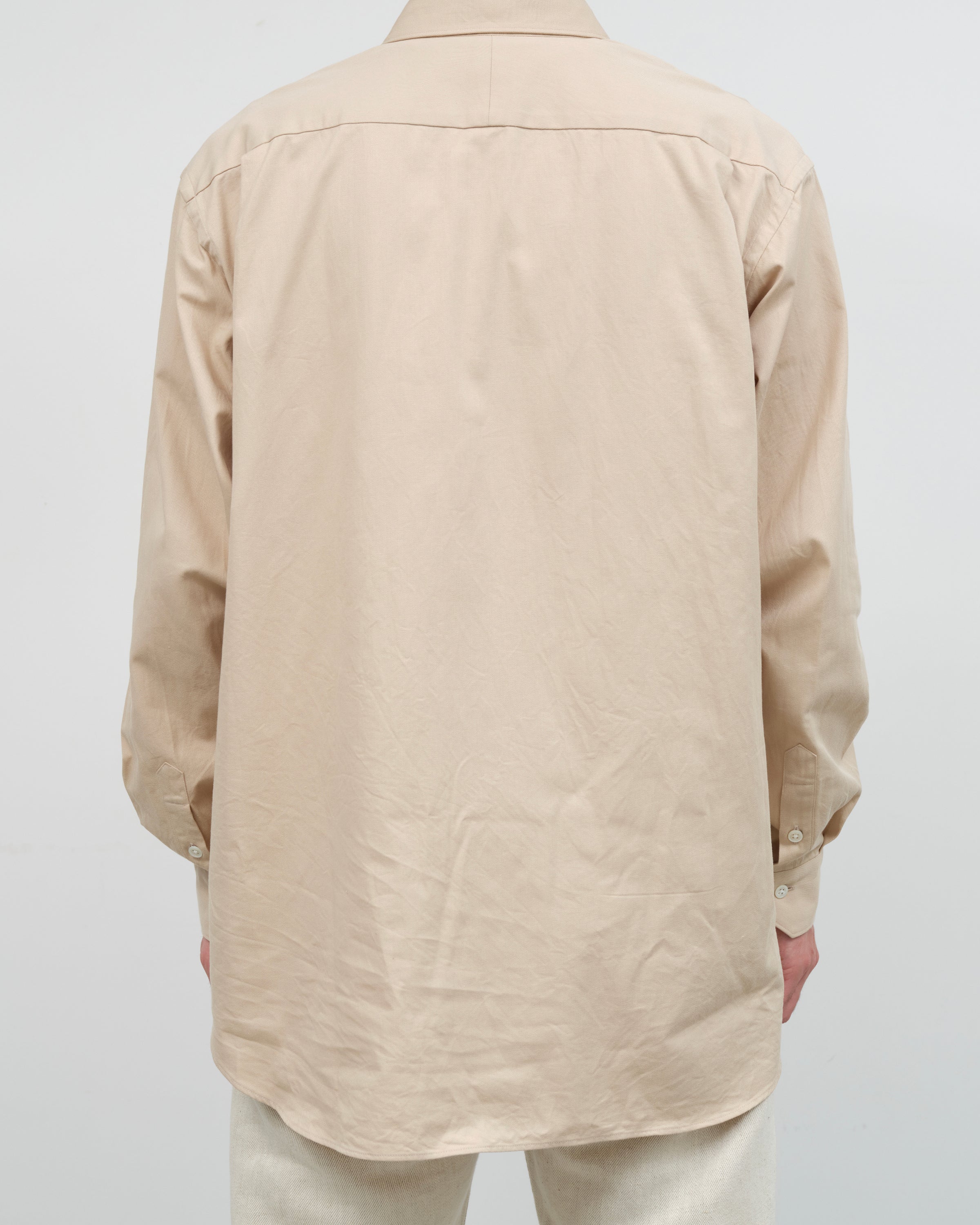 Oblada Twill Authentic Shirt, Beige