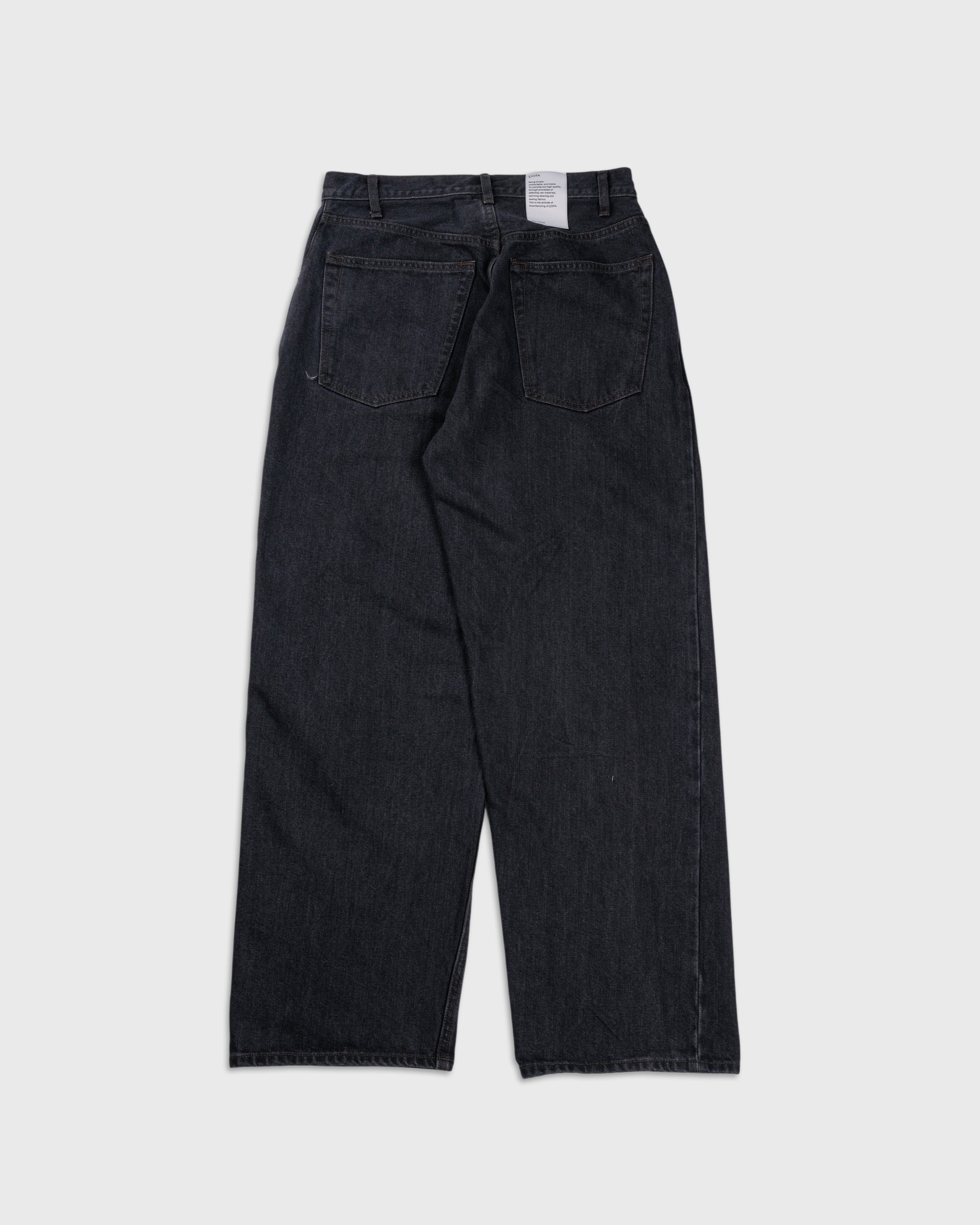 CIOTA Baggy 5 Pocket Pants, Medium Black