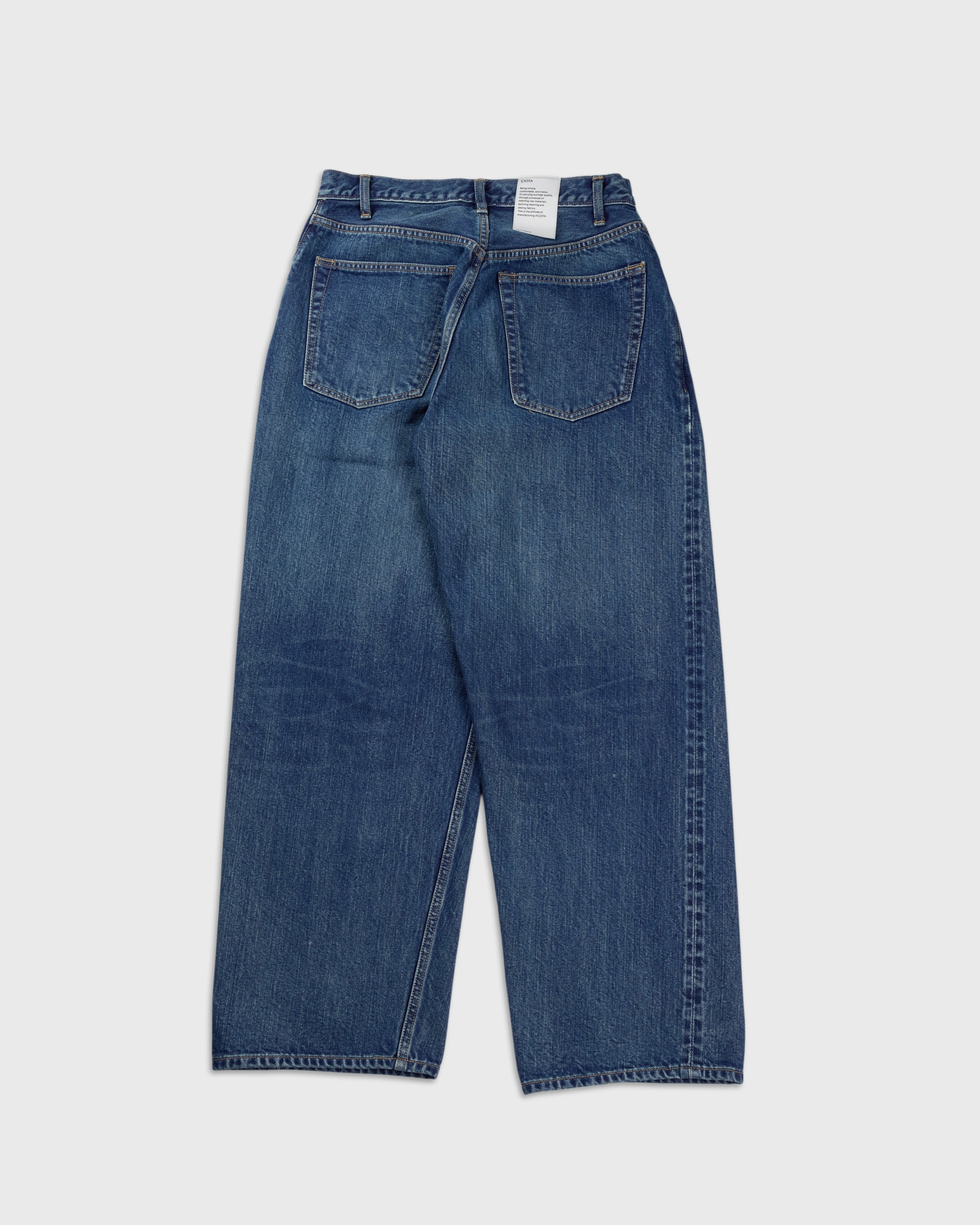 CIOTA Baggy 5 Pocket Pants, Medium Blue