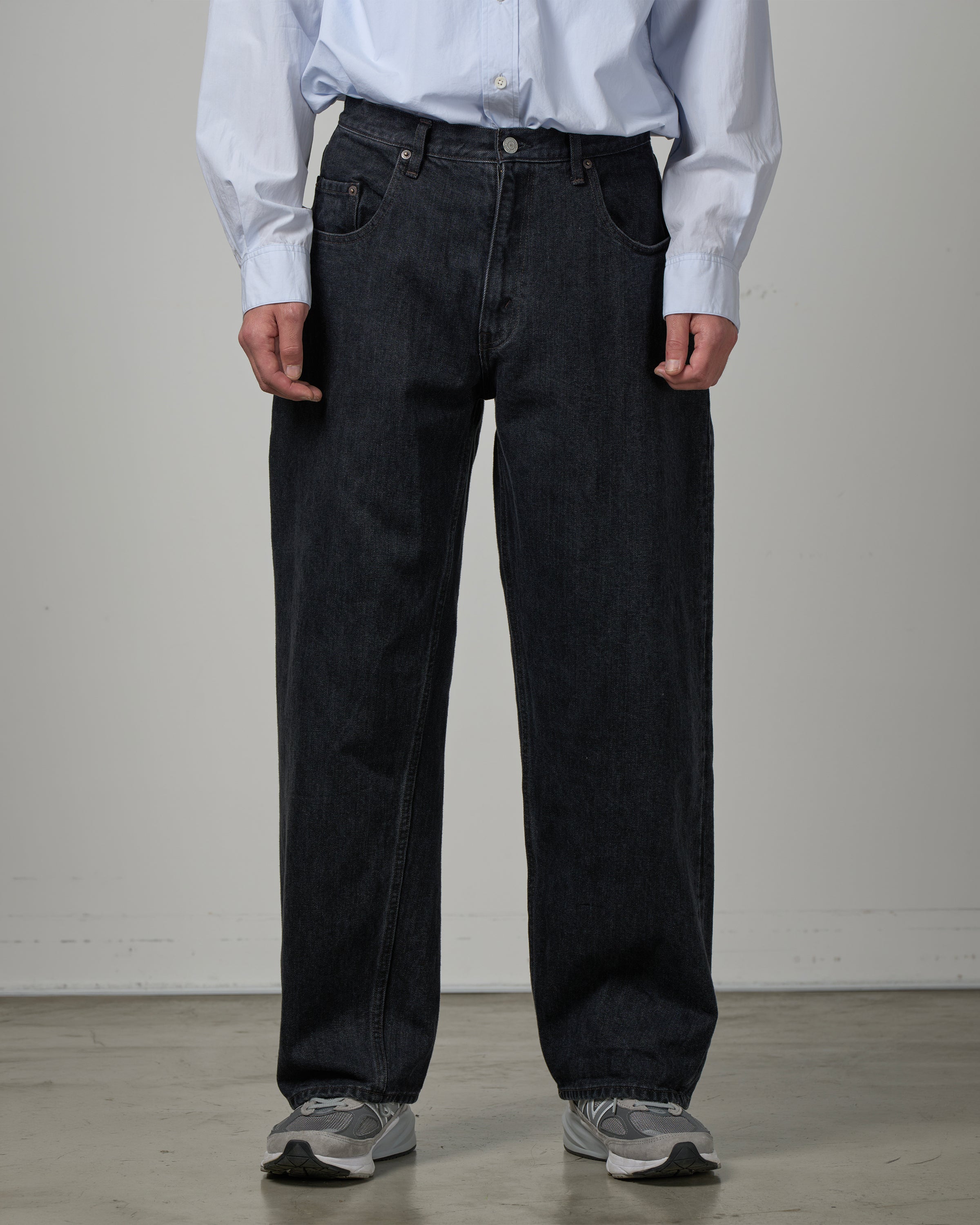 CIOTA Baggy 5 Pocket Pants, Medium Black