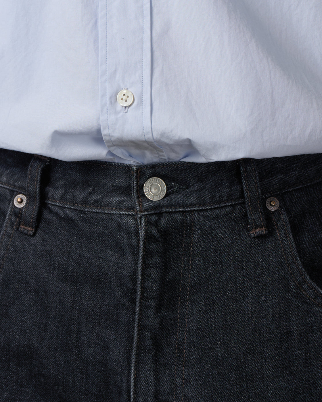 CIOTA Baggy 5 Pocket Pants, Medium Black