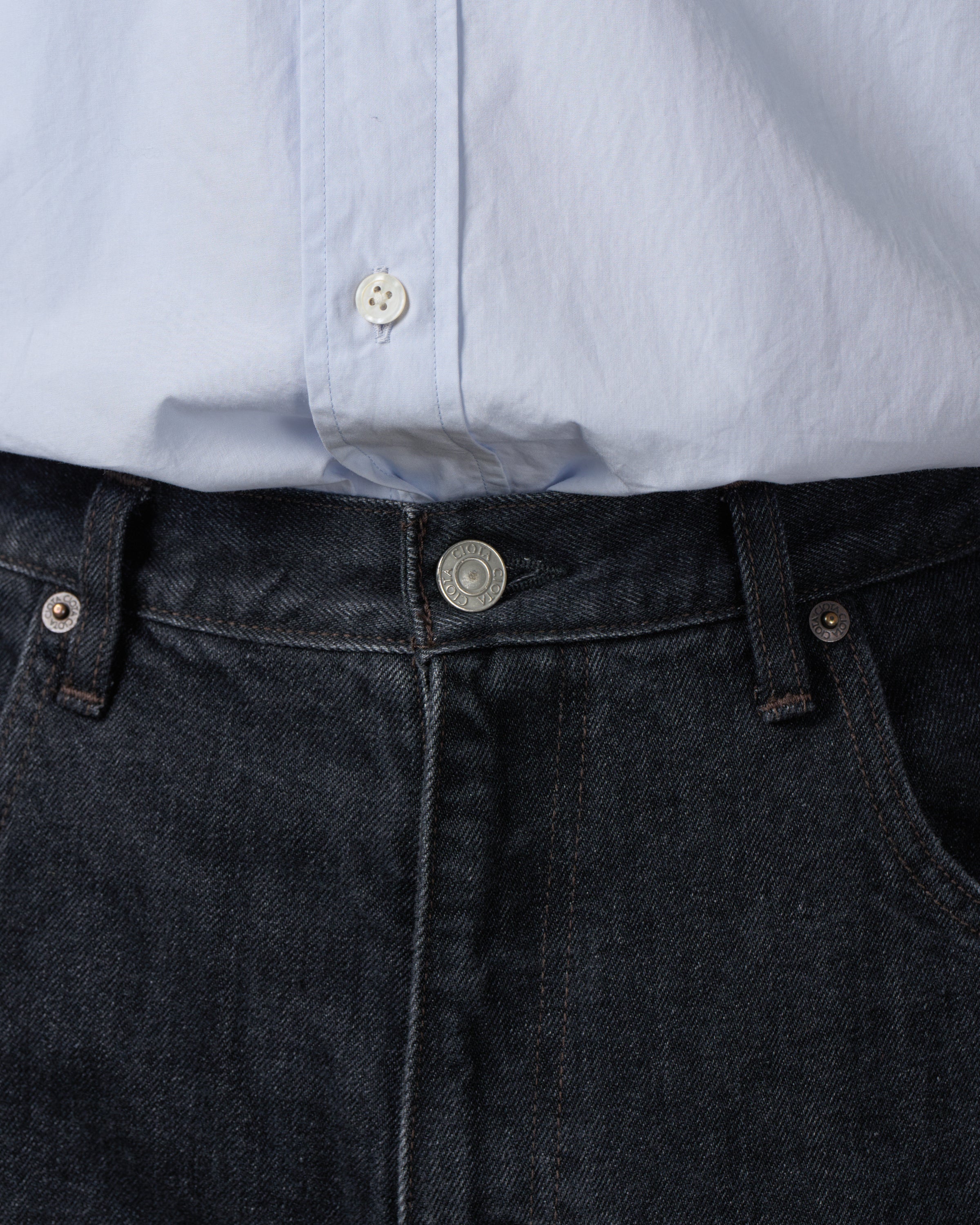 CIOTA Baggy 5 Pocket Pants, Medium Black