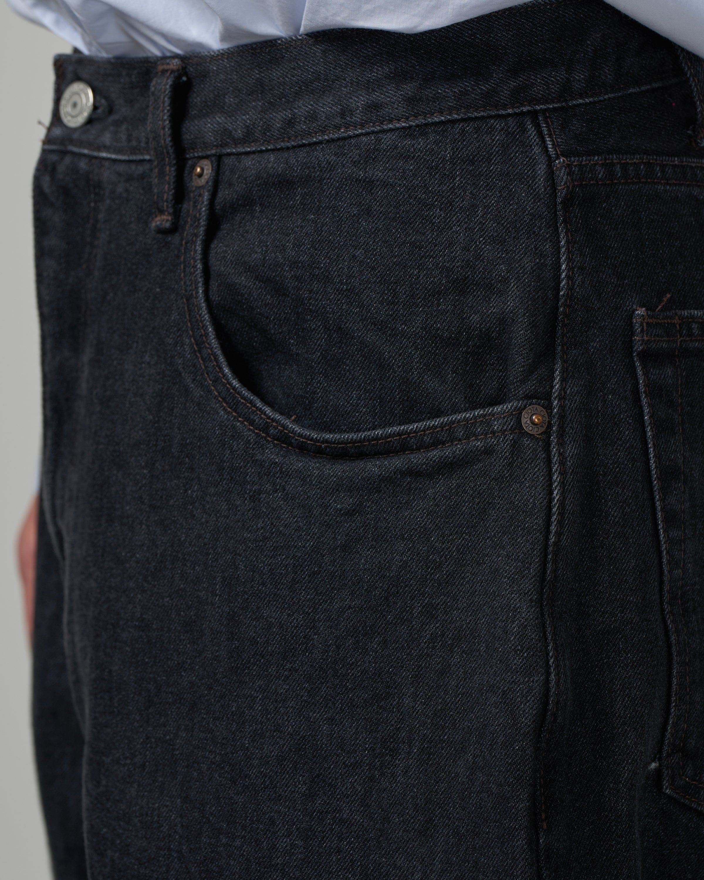 CIOTA Baggy 5 Pocket Pants, Medium Black