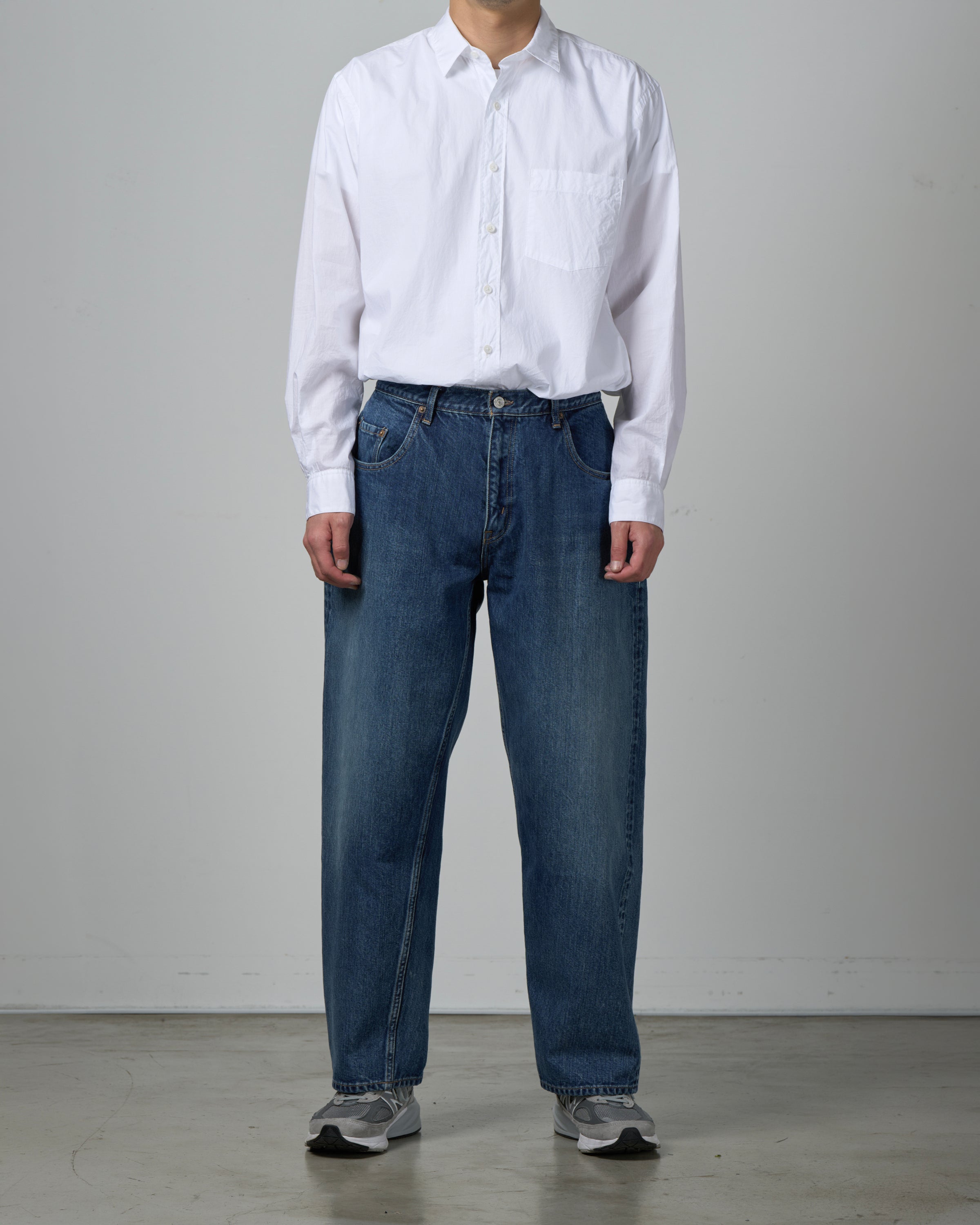 CIOTA Baggy 5 Pocket Pants, Medium Blue