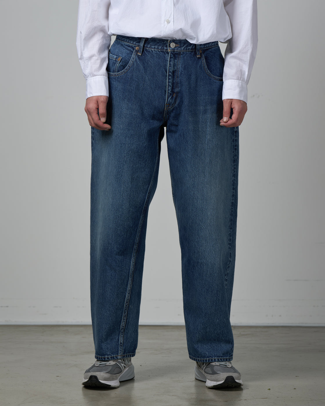 CIOTA Baggy 5 Pocket Pants, Medium Blue