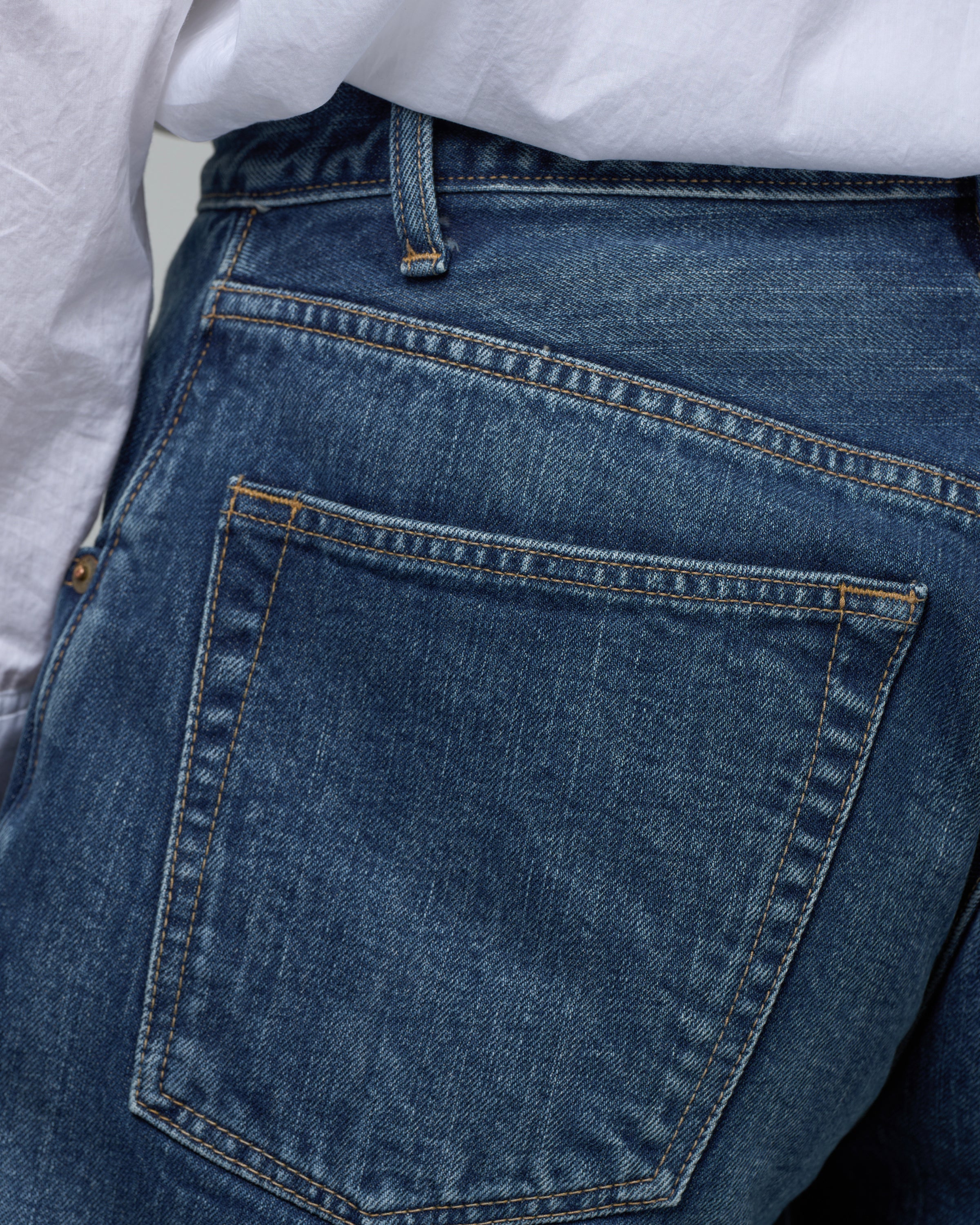 CIOTA Baggy 5 Pocket Pants, Medium Blue