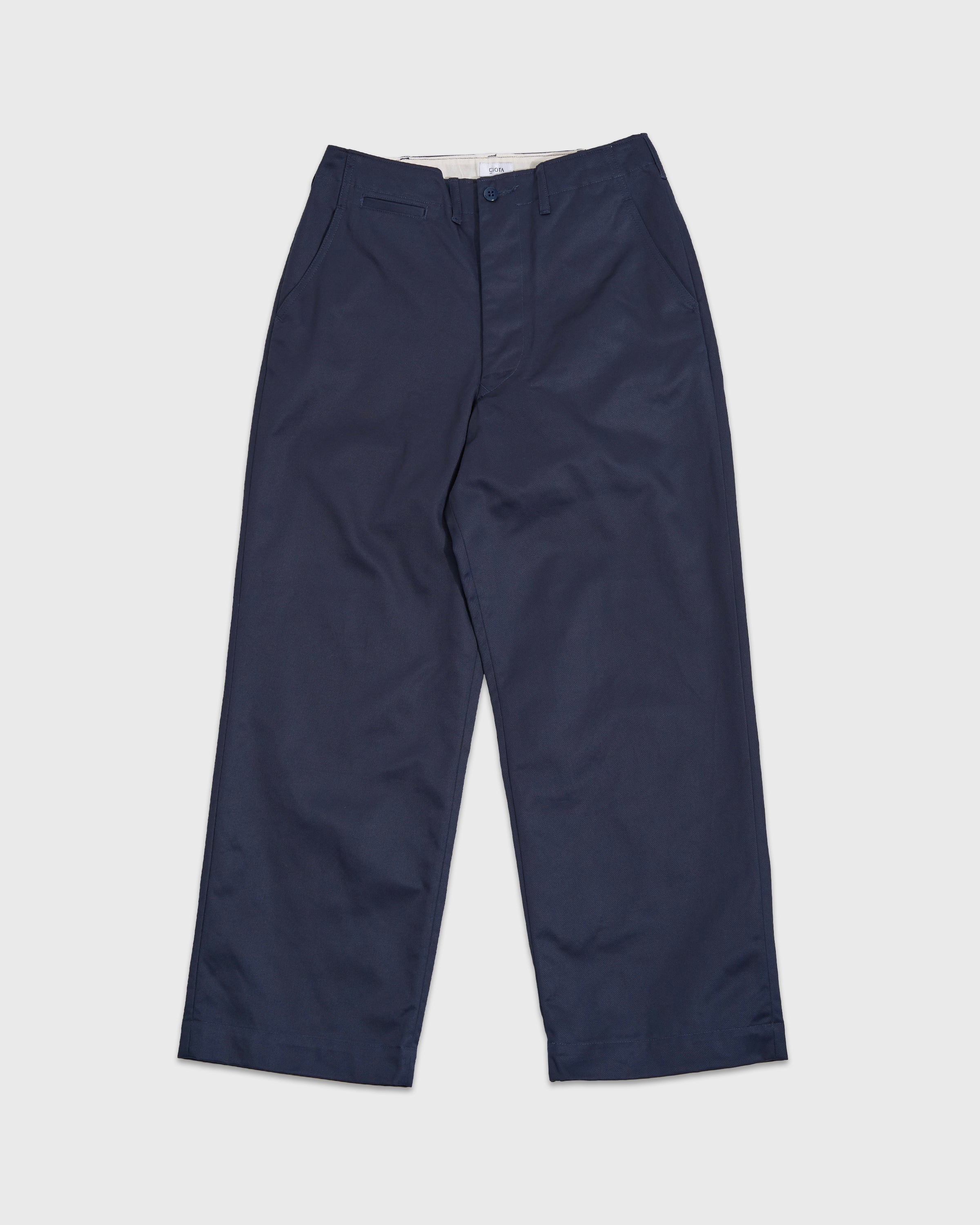 CIOTA 43khaki Chino Trousers, Navy