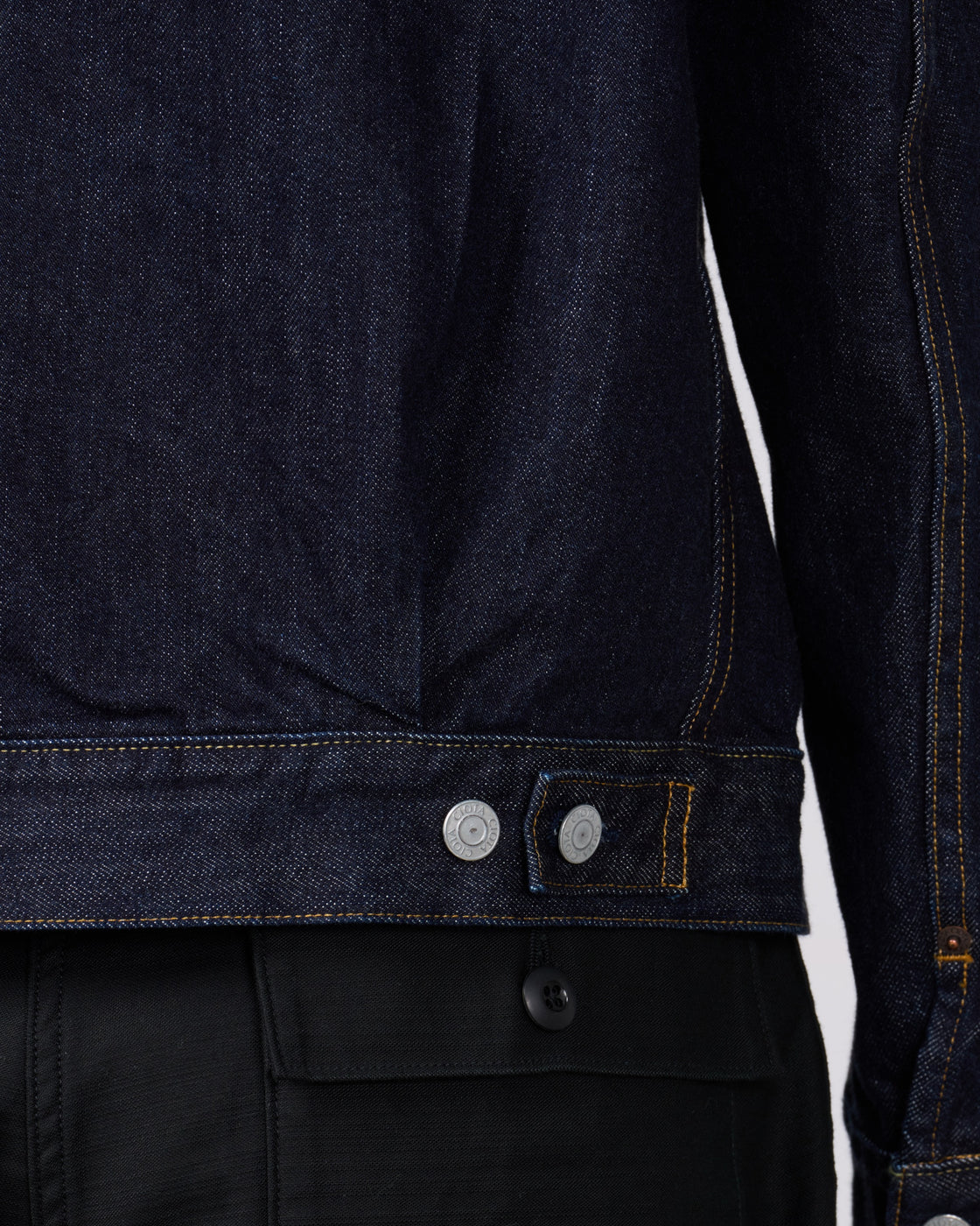 CIOTA Double Pocket Denim Jacket, Navy
