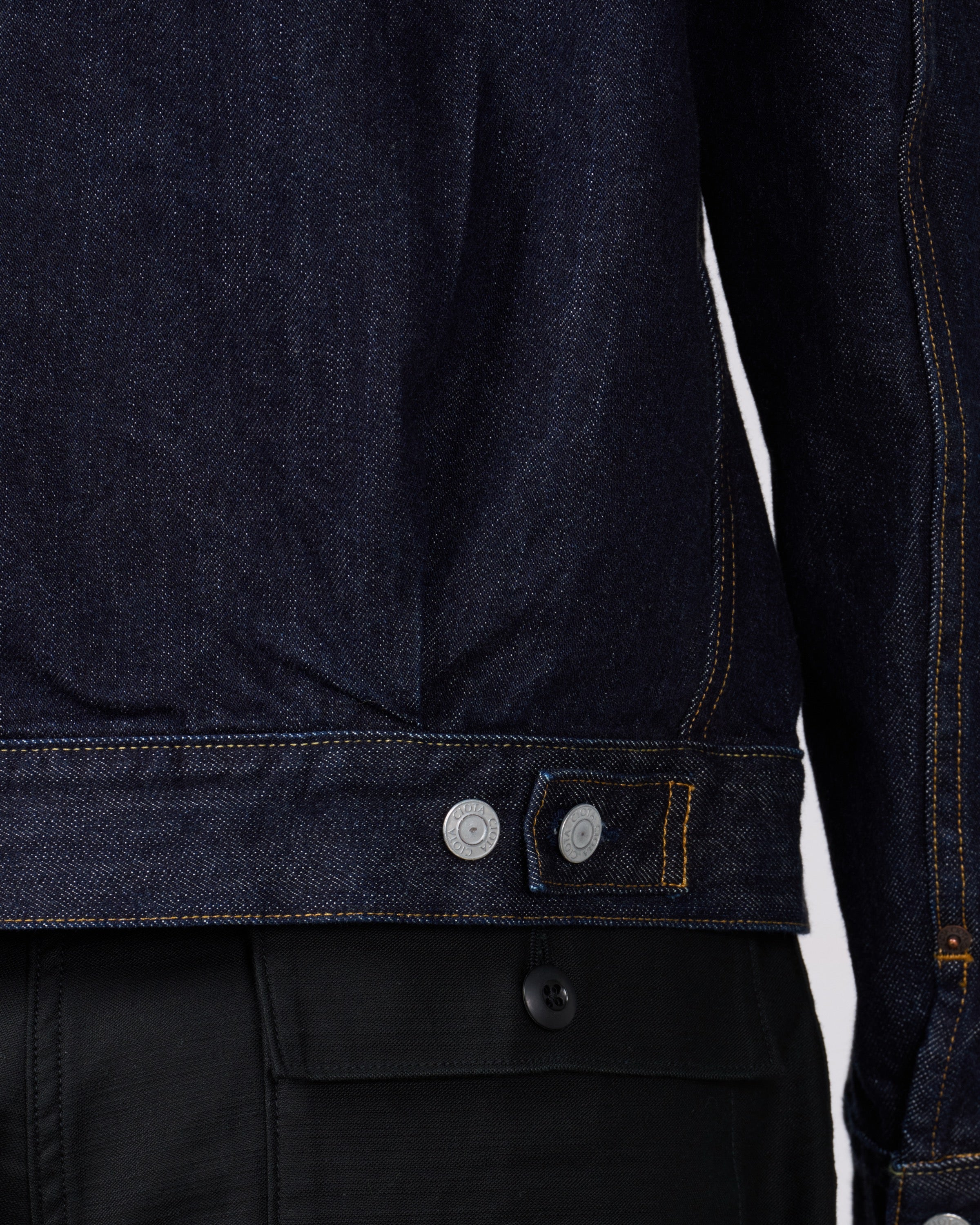 CIOTA Double Pocket Denim Jacket, Navy