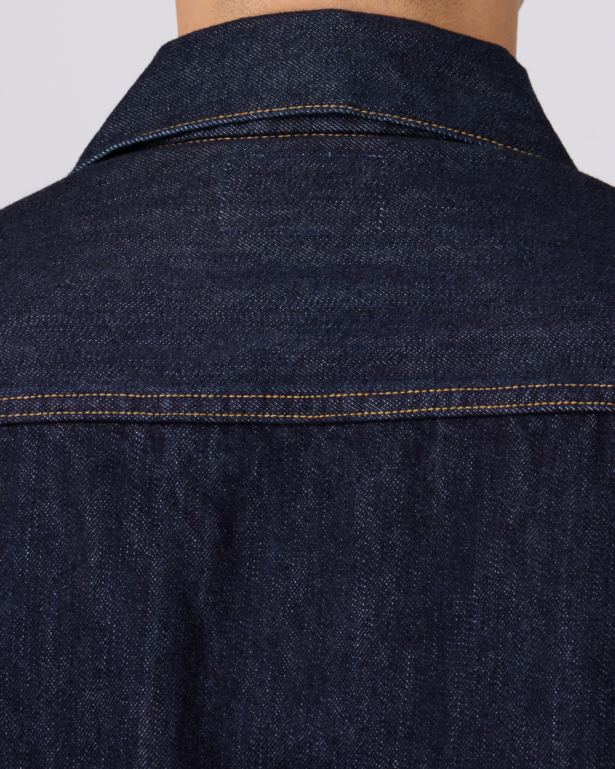 CIOTA Double Pocket Denim Jacket, Navy