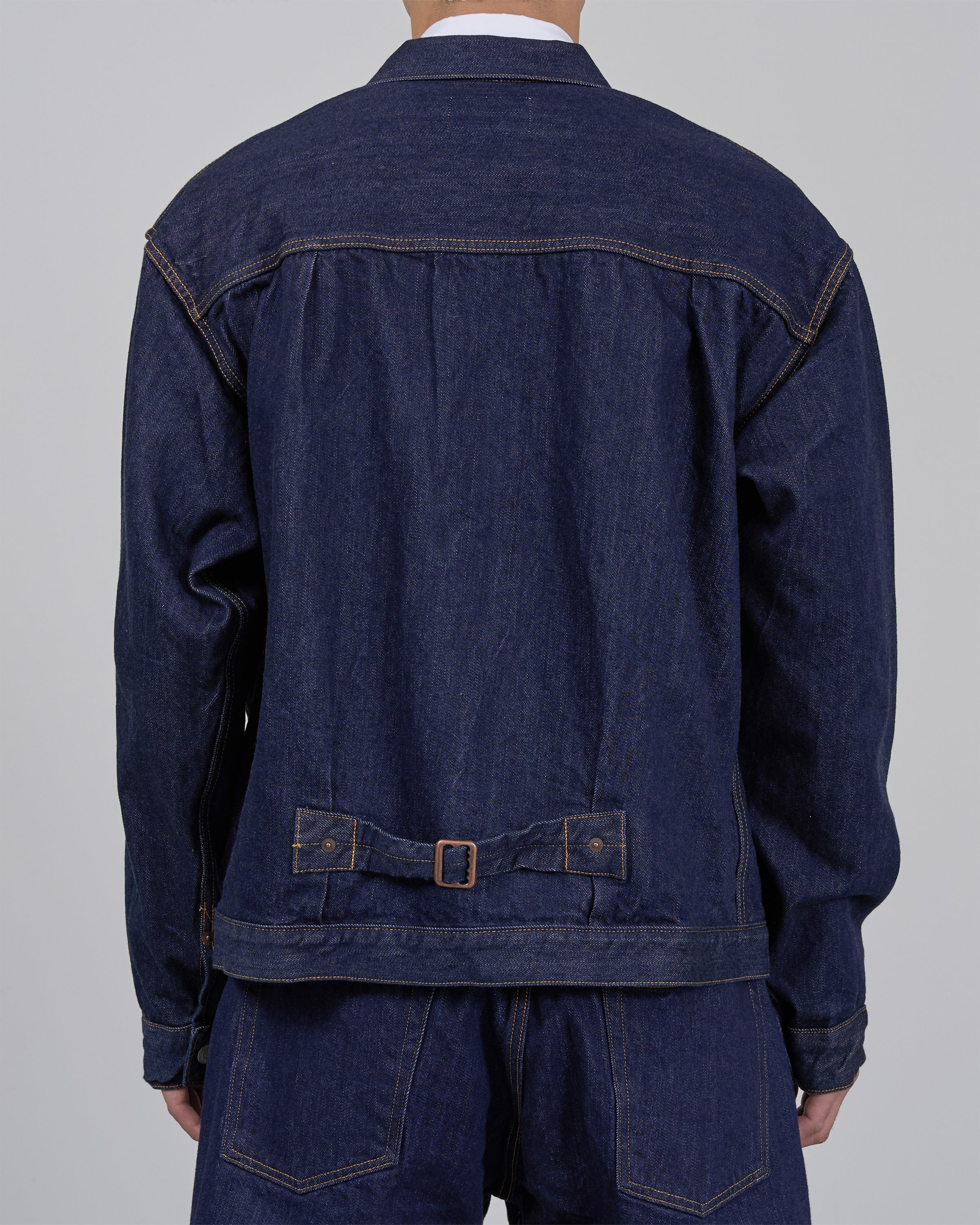 CIOTA New Single Pocket Denim Jacket, Navy