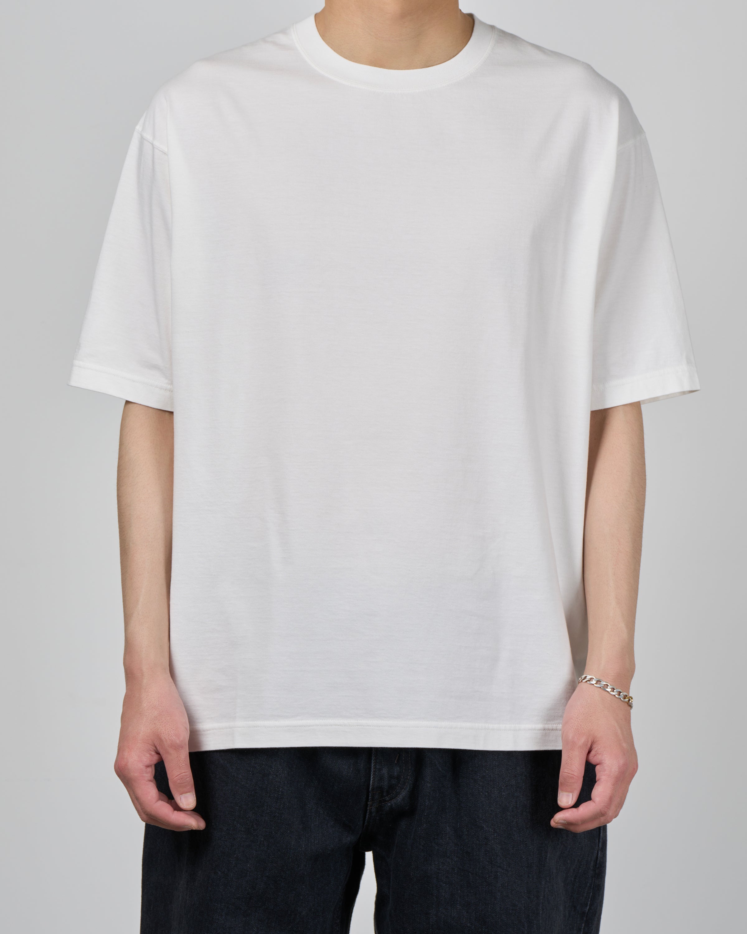 CIOTA Crewneck Short Sleeve T-Shirt, Off White