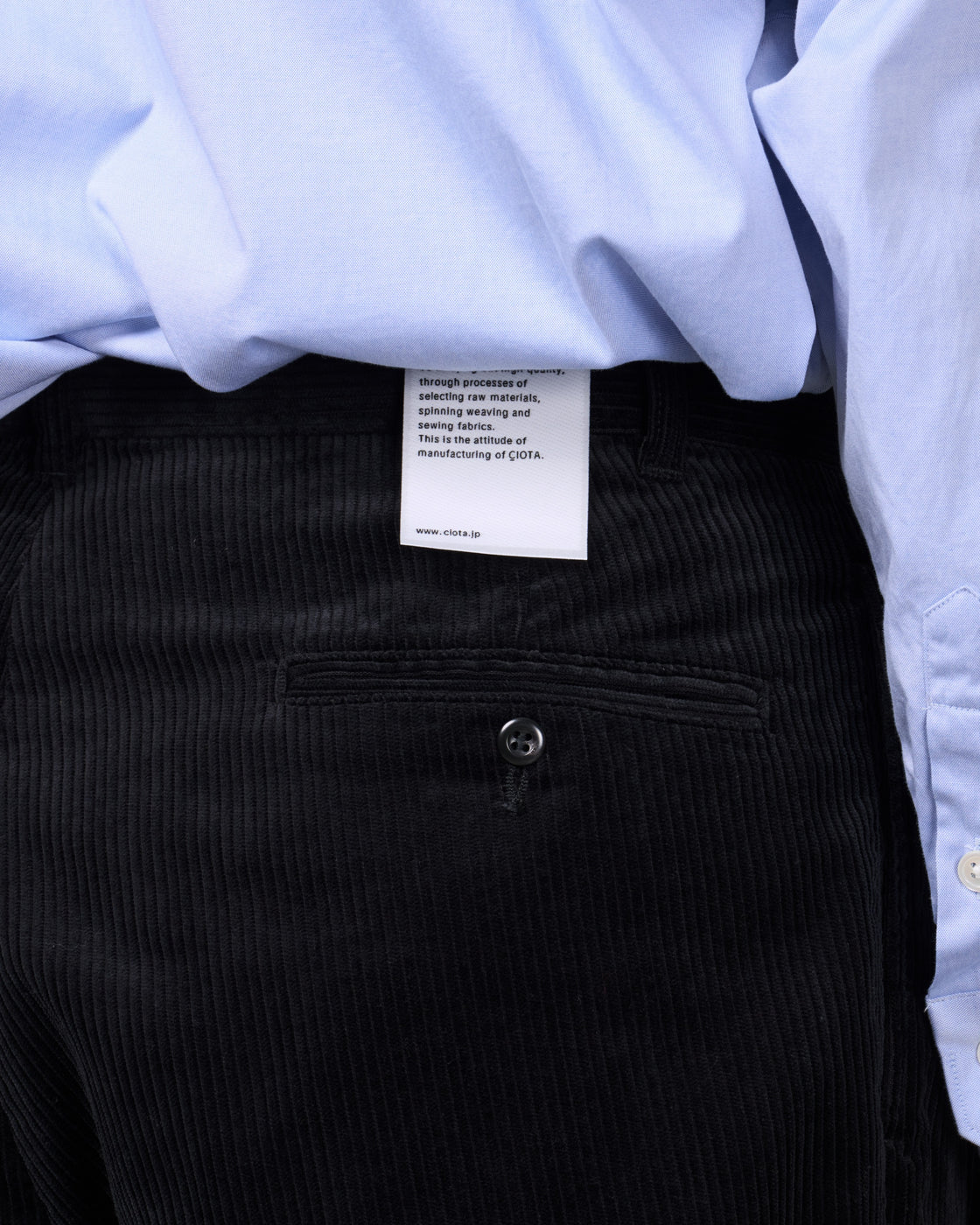 CIOTA Straight 5 Pocket Pants, Dark Blue (Distressed)