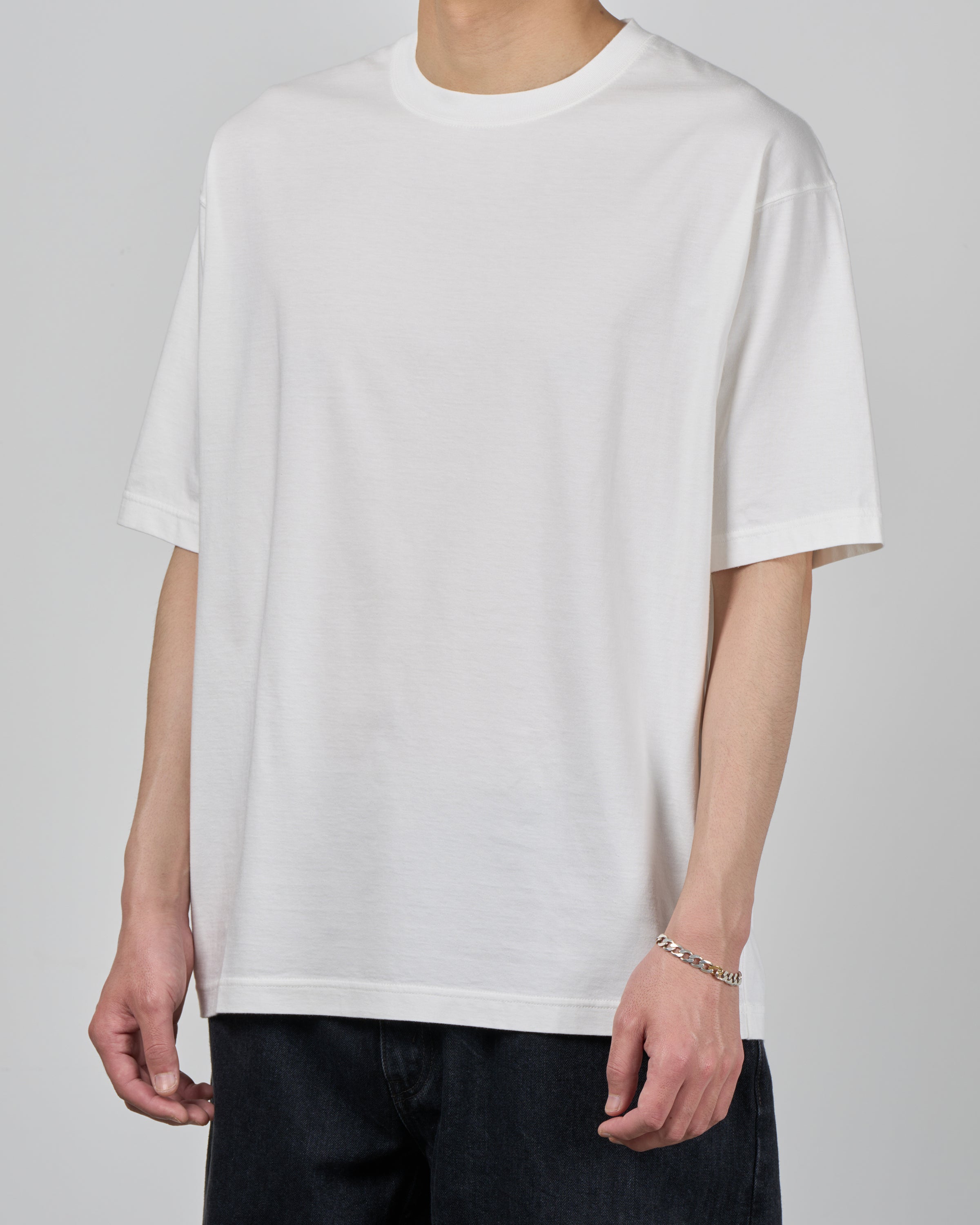 CIOTA Crewneck Short Sleeve T-Shirt, Off White