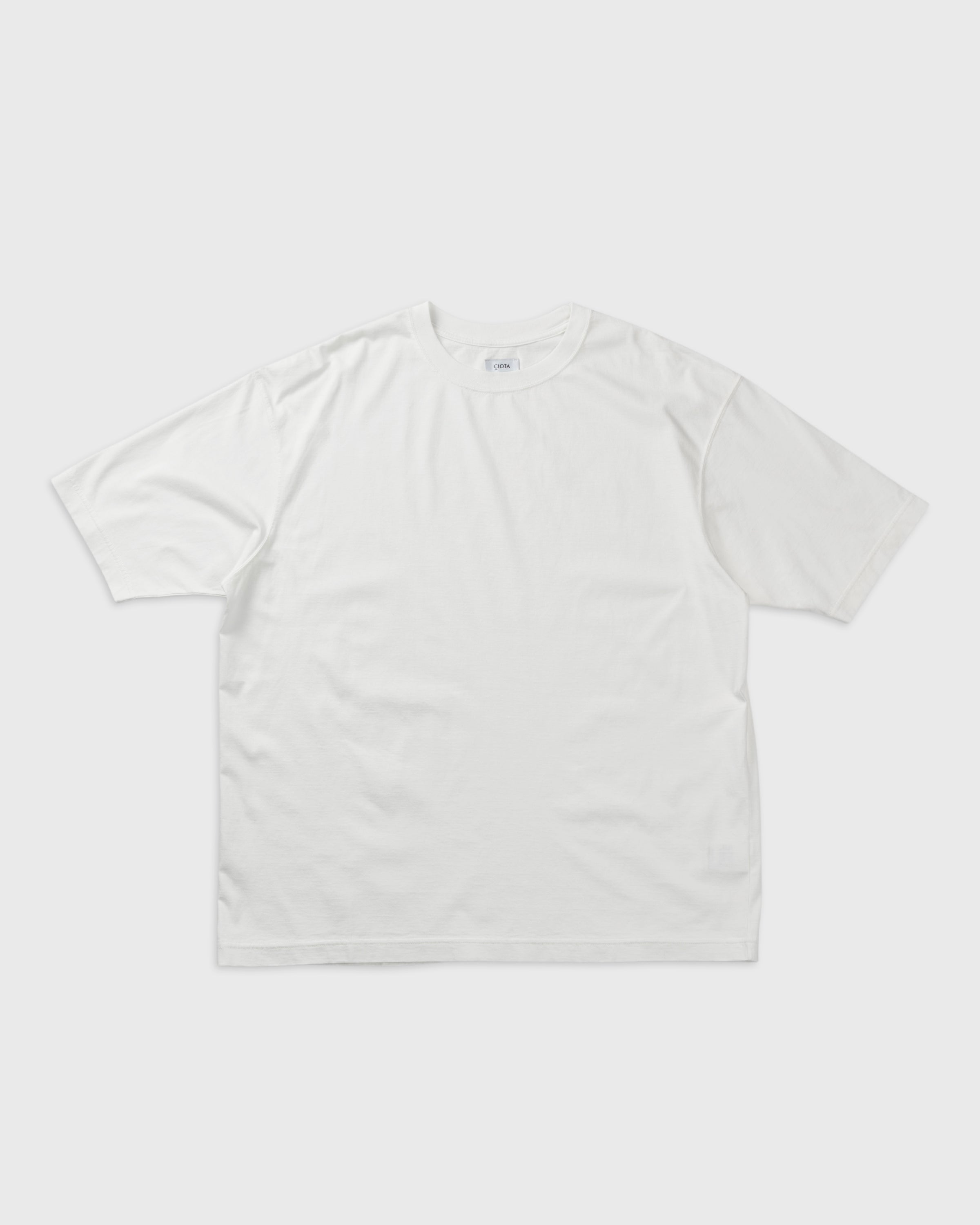 CIOTA Crewneck Short Sleeve T-Shirt, Off White