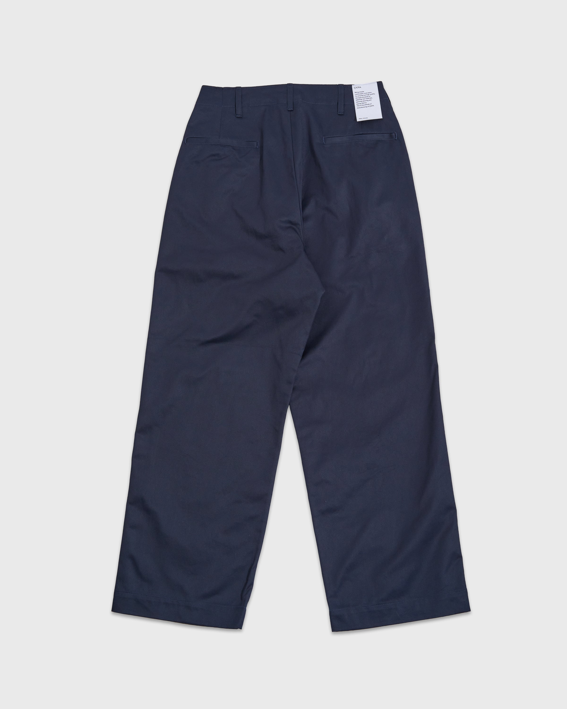 CIOTA 43khaki Chino Trousers, Navy