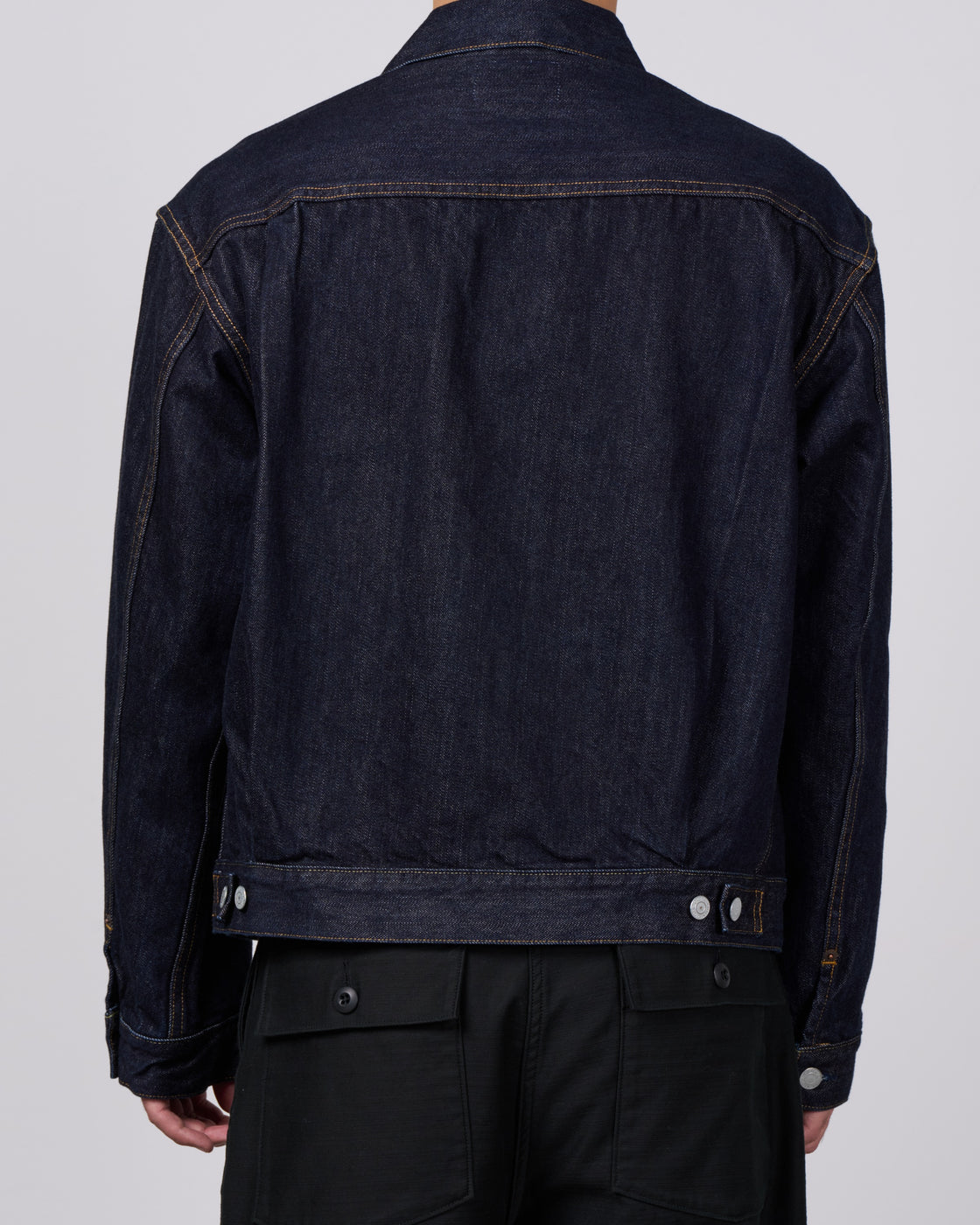 CIOTA Double Pocket Denim Jacket, Navy
