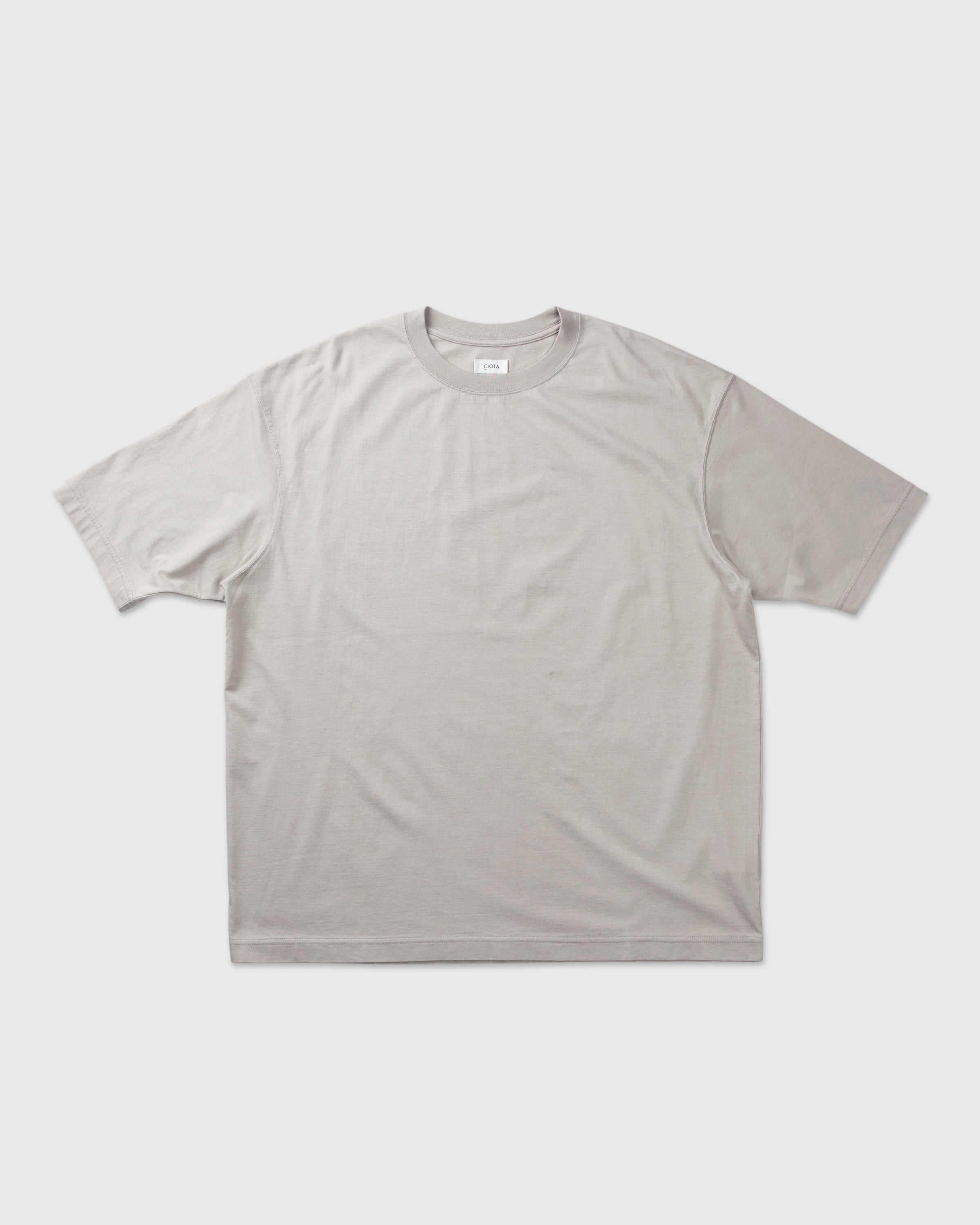 CIOTA Crewneck Short Sleeve T-Shirt, Light Grey