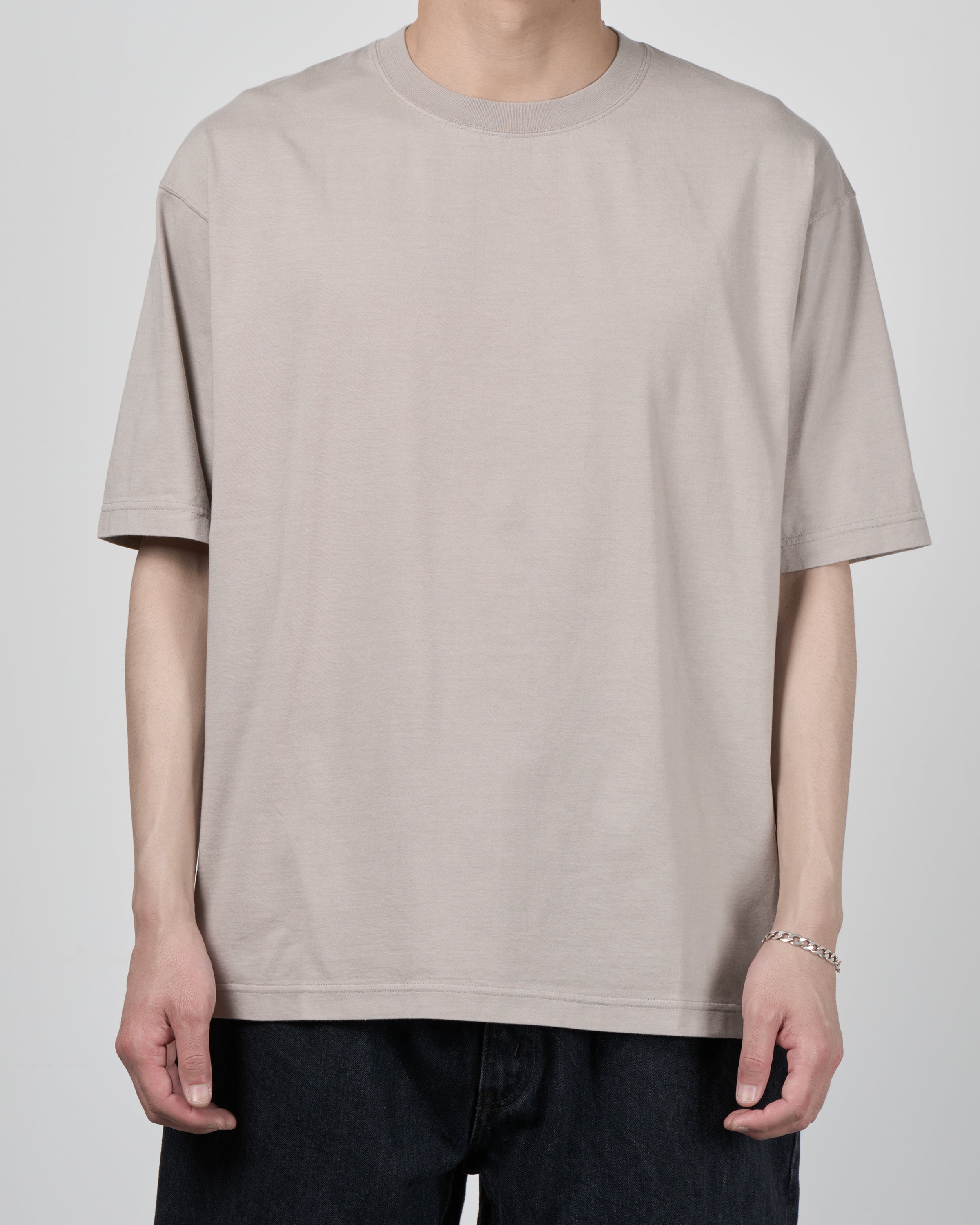 CIOTA Crewneck Short Sleeve T-Shirt, Light Grey