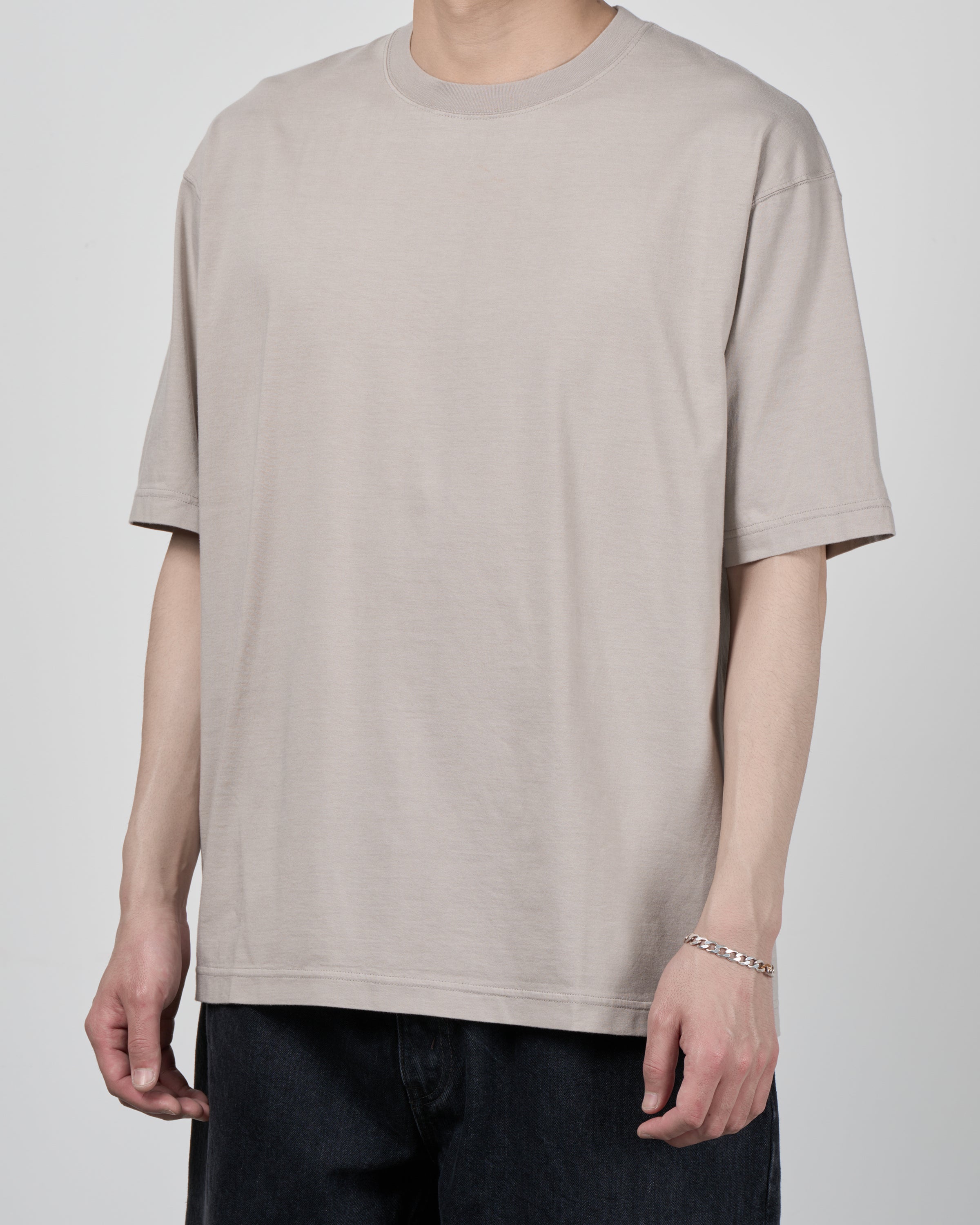 CIOTA Crewneck Short Sleeve T-Shirt, Light Grey