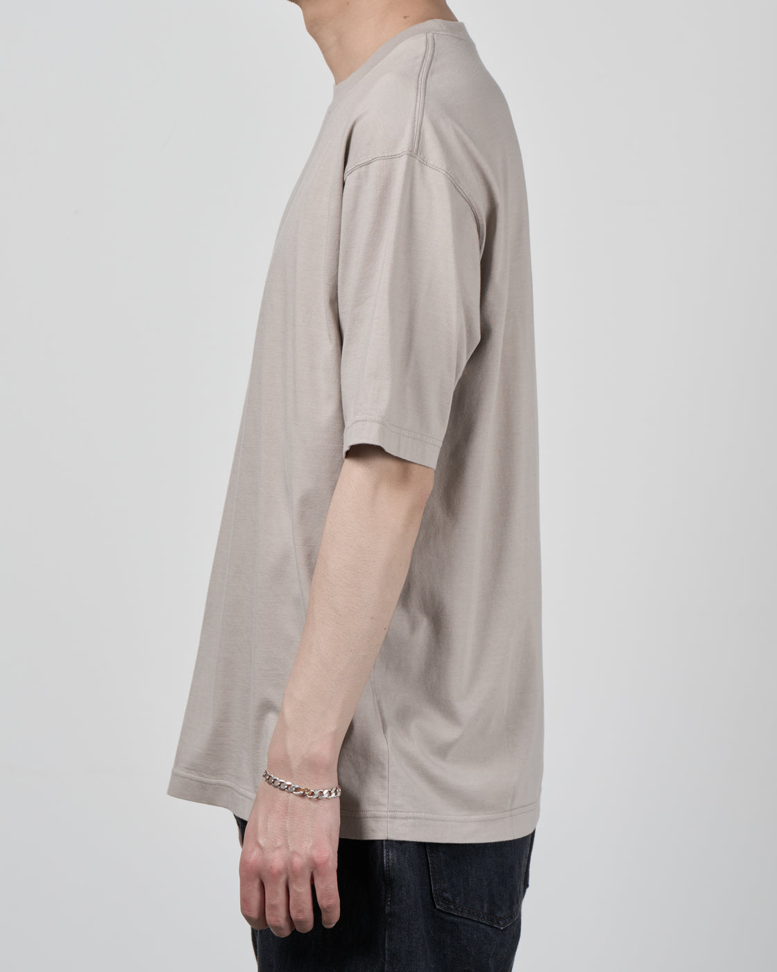CIOTA Crewneck Short Sleeve T-Shirt, Light Grey