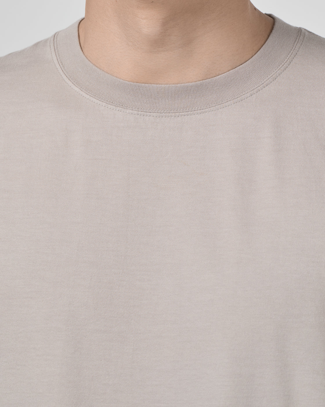 CIOTA Crewneck Short Sleeve T-Shirt, Light Grey