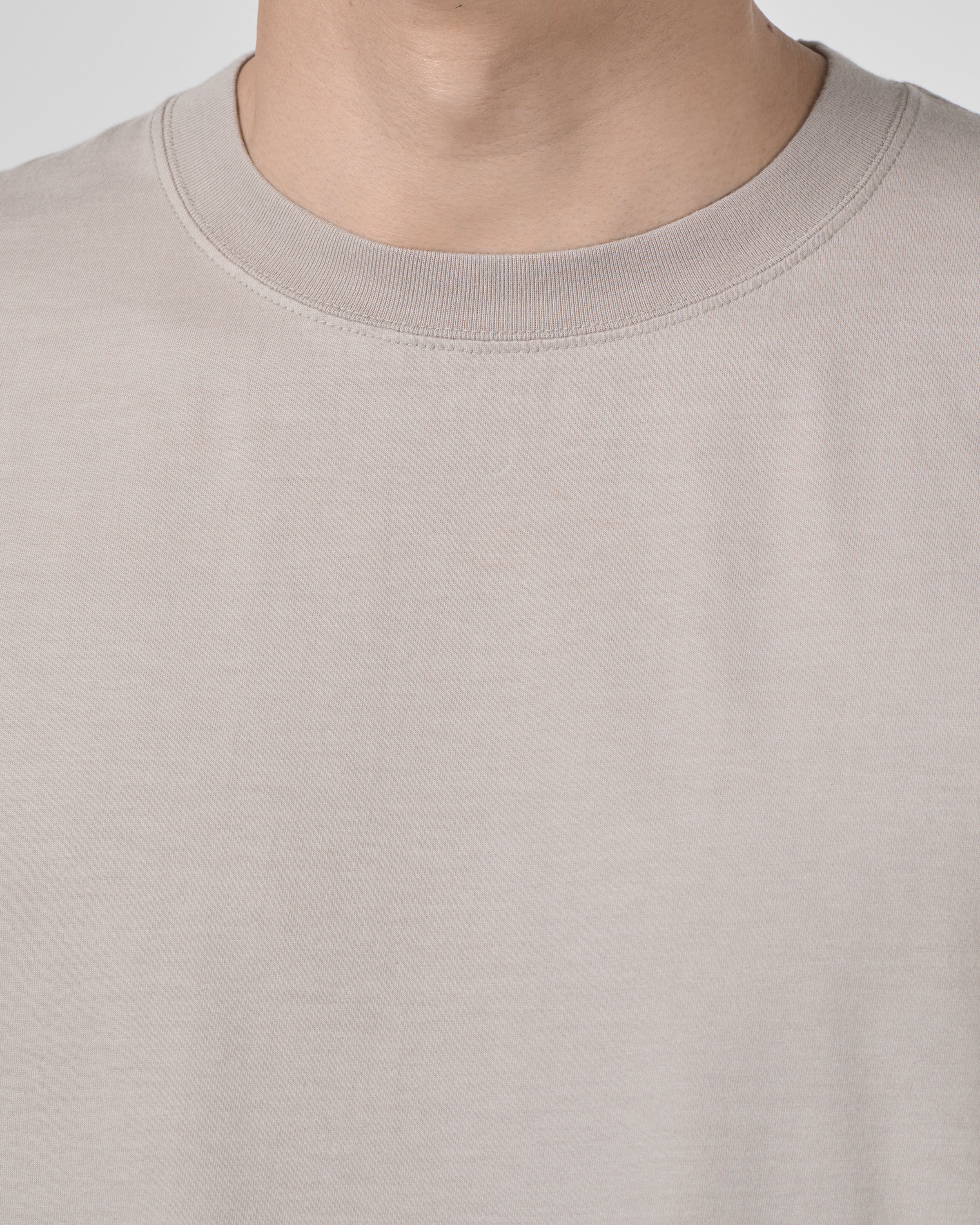 CIOTA Crewneck Short Sleeve T-Shirt, Light Grey