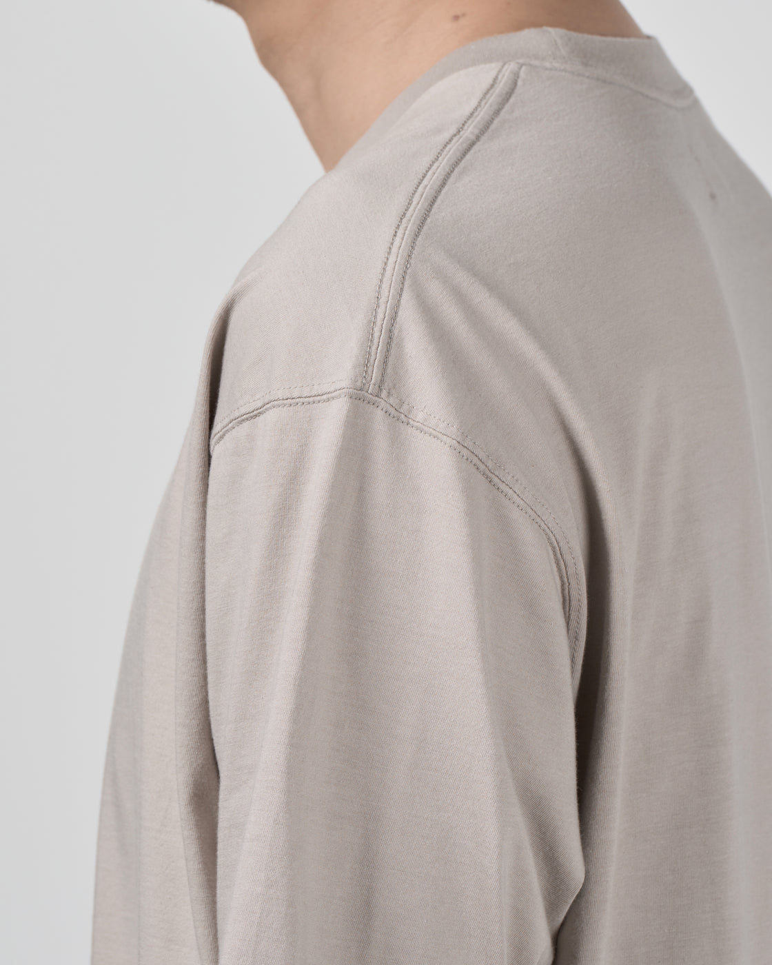 CIOTA Crewneck Short Sleeve T-Shirt, Light Grey