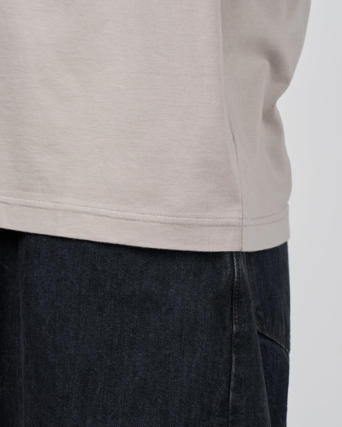 CIOTA Crewneck Short Sleeve T-Shirt, Light Grey