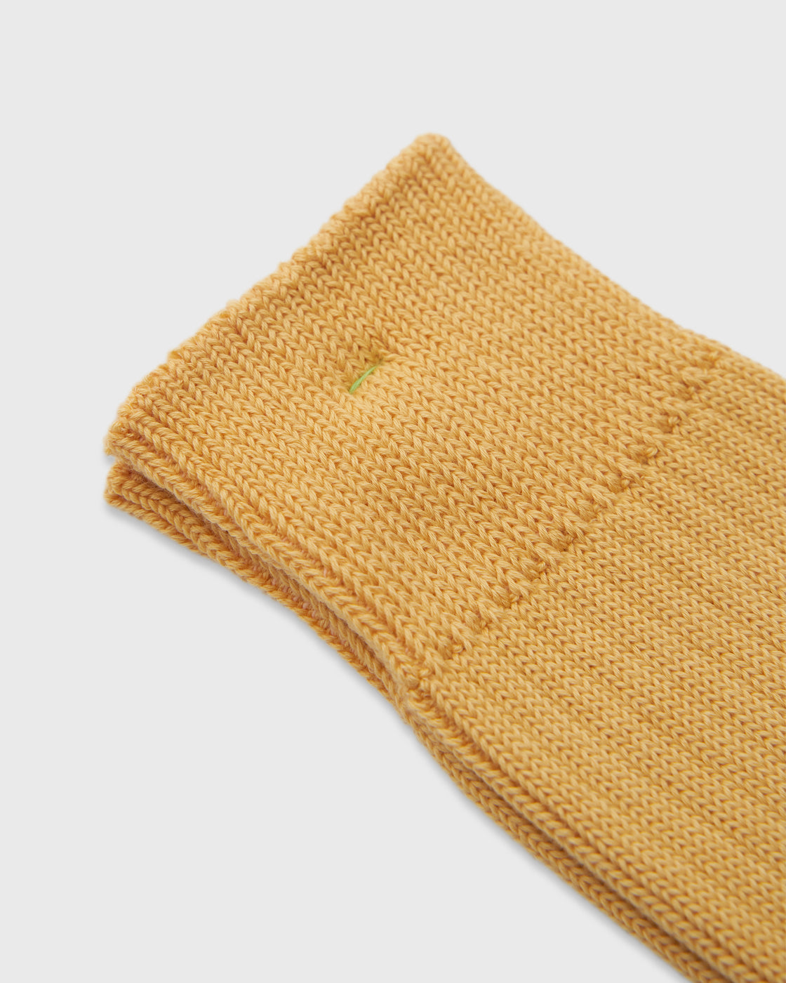keylime Cotton Rib Socks, Yellow