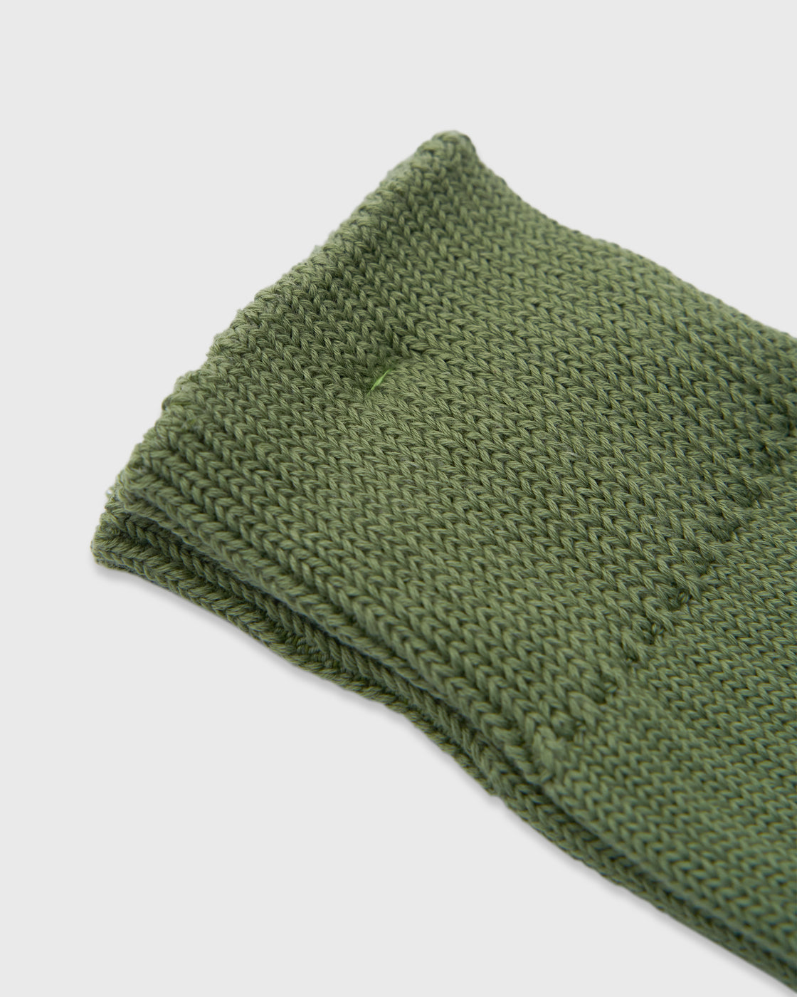 keylime Cotton Rib Socks, Green